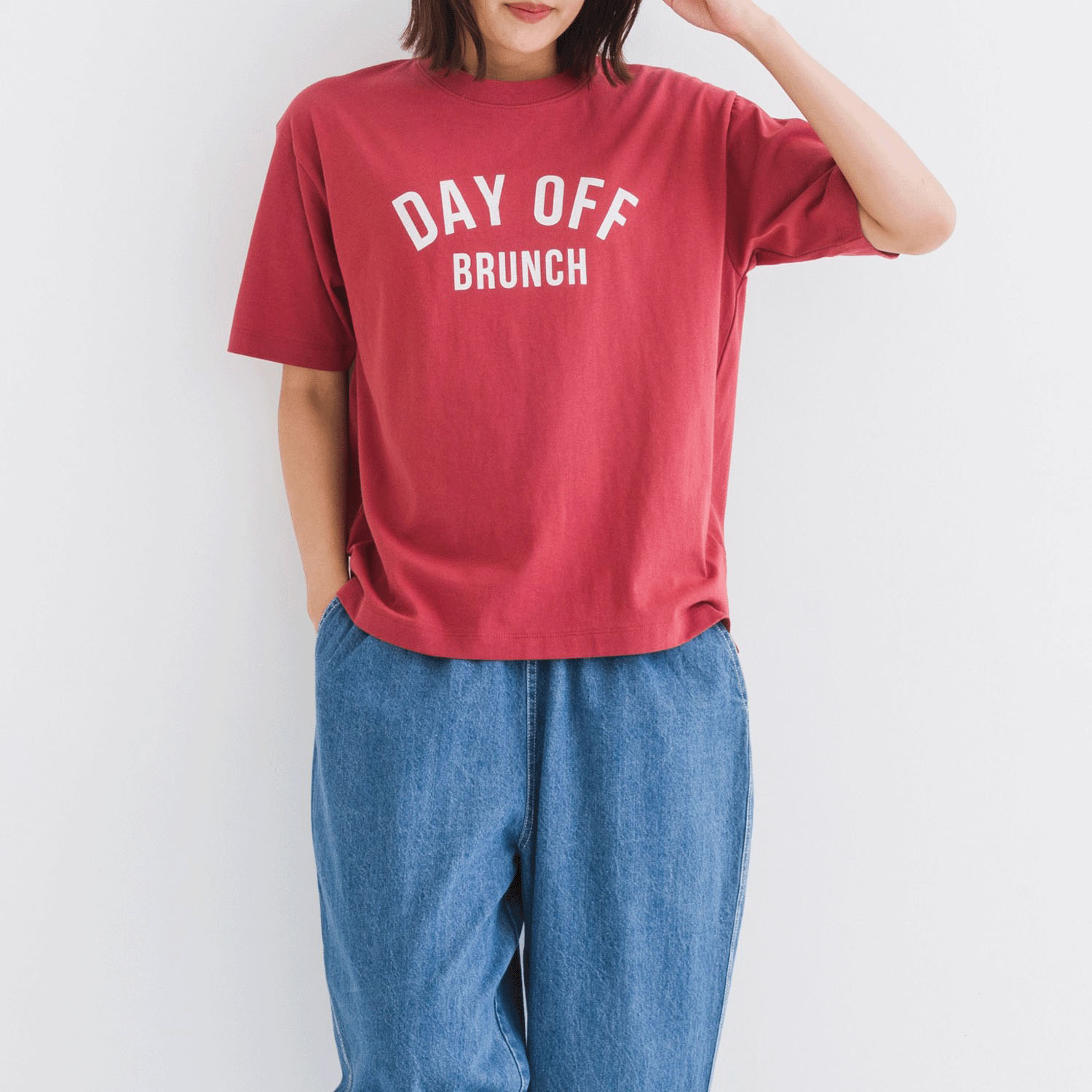 【お取り寄せ】kermu 接触冷感OE天竺ロゴプリントTシャツ