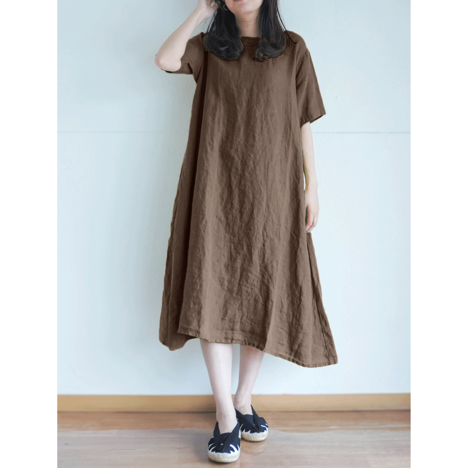 【残りわずか！】SO シンプルワンピース半袖