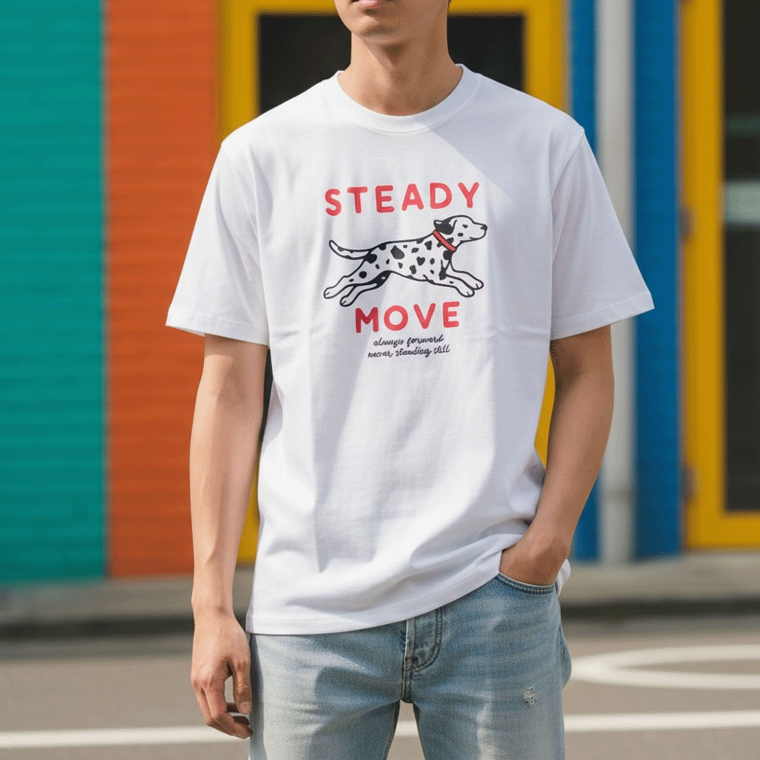 QUASH アニマルフロッキープリントTee