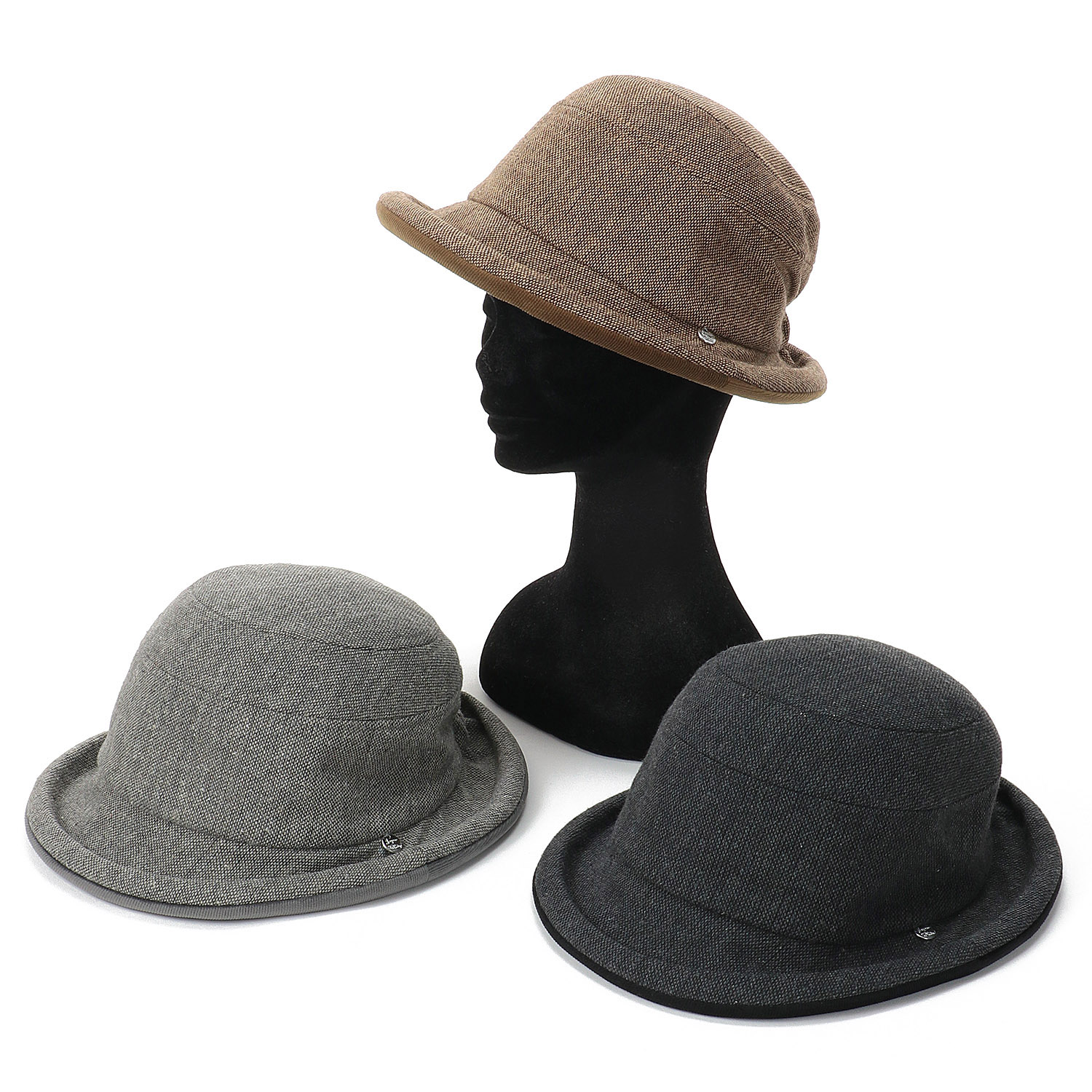 ツイードセーラーハット