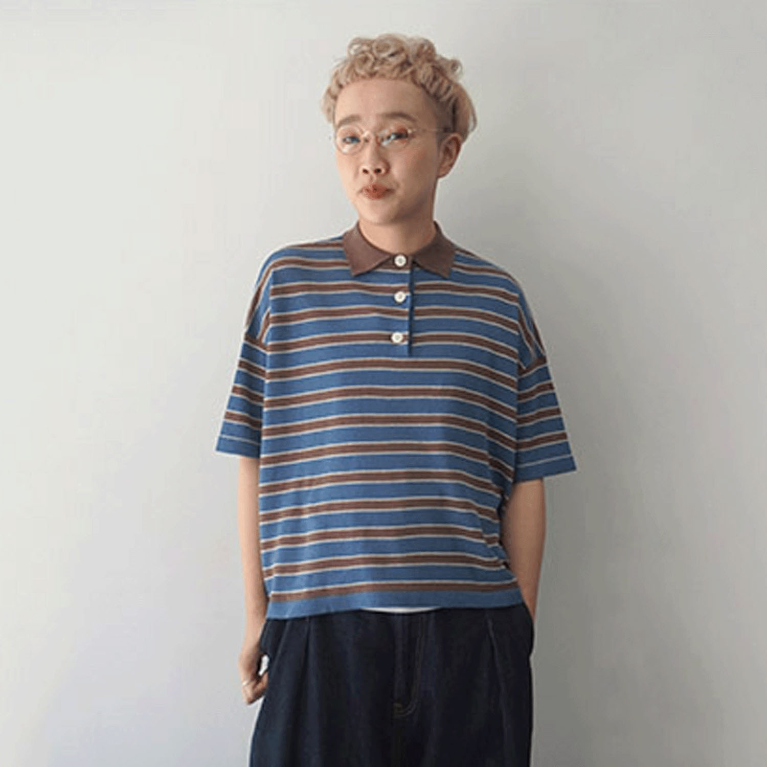 mao made ワイドポロニット
