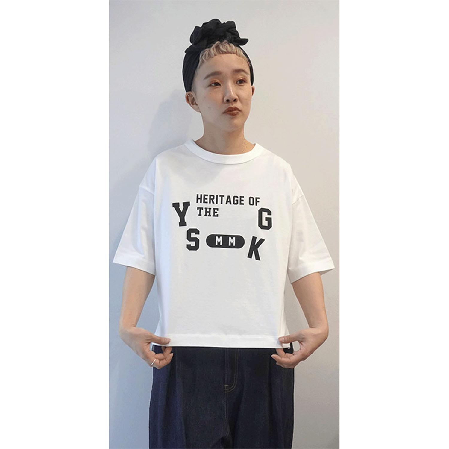 mao made カレッジロゴTEE