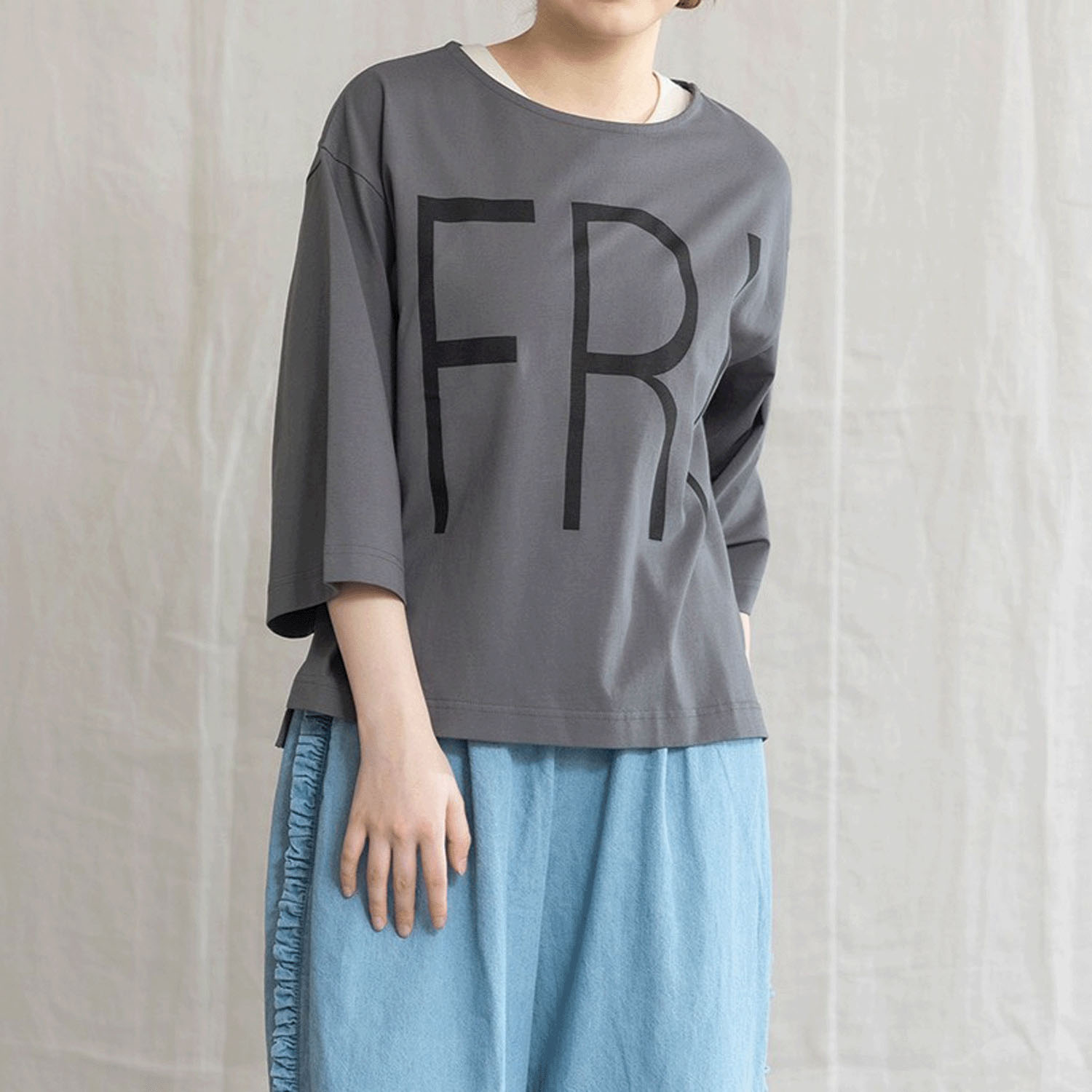 【新ブランド】VAMU ウィークエンドビッグプリントTシャツ