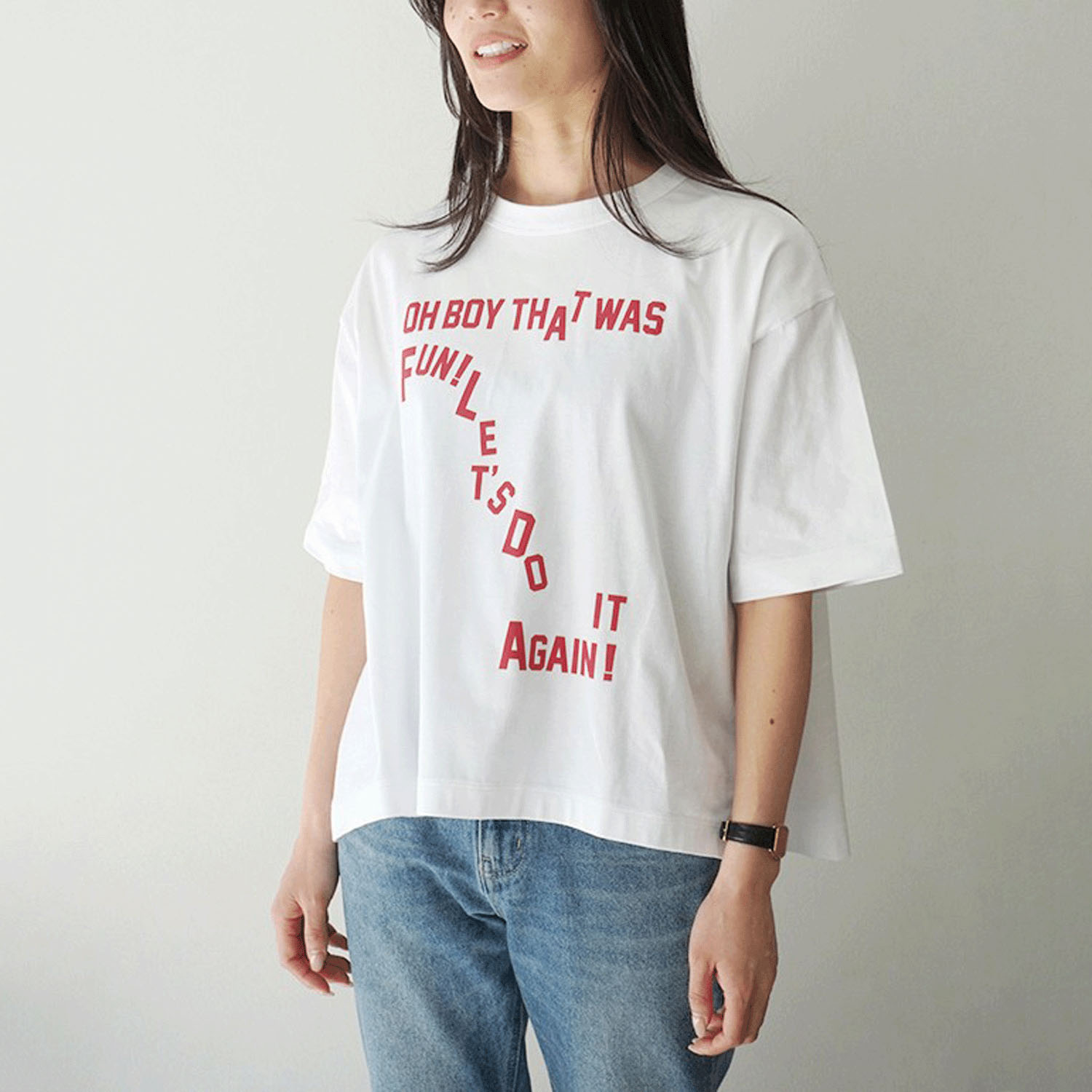mao made Aライン ROGO ROGO PT TEE
