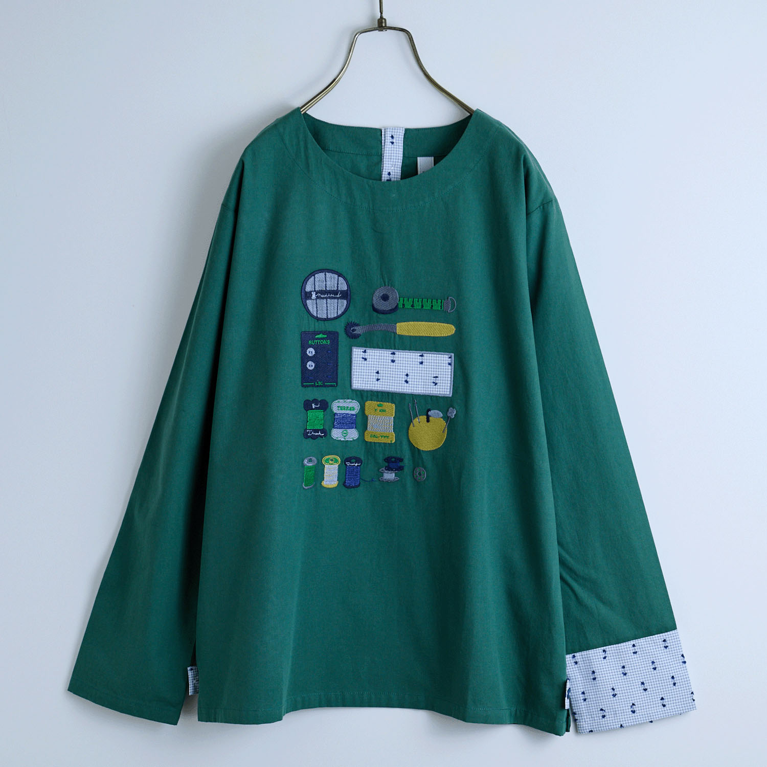 【先行予約】Emago ソーイング刺繍ブラウス