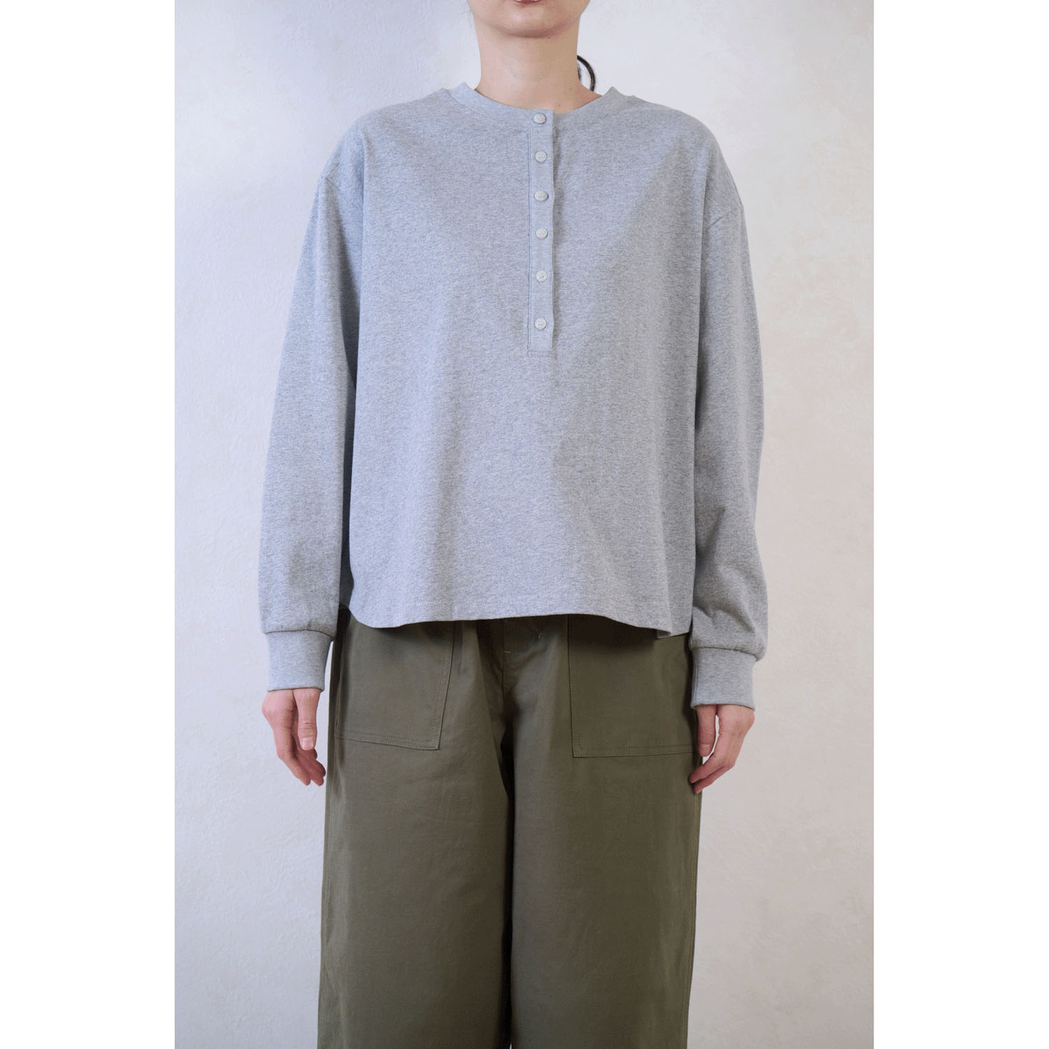 le ciel de demain コットン天竺カットソーTシャツ