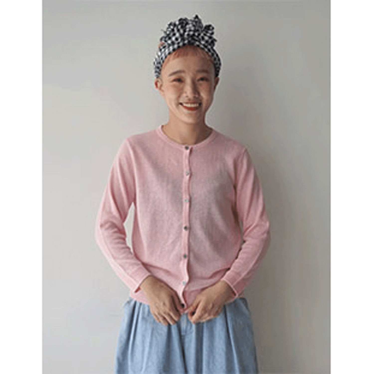 【Insta Live】mao made UV加工 クルーネックカーディガン