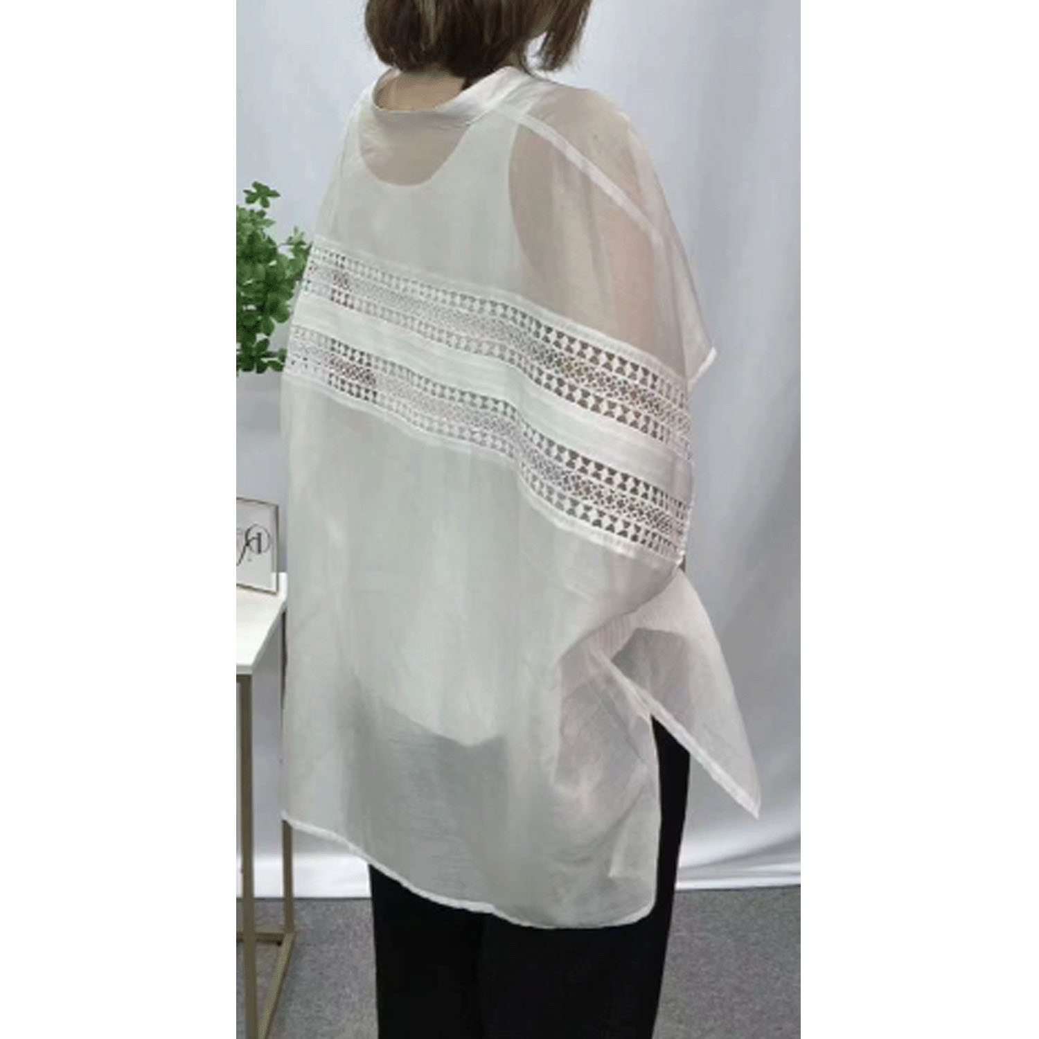 Dona Marie バックレースブラウス