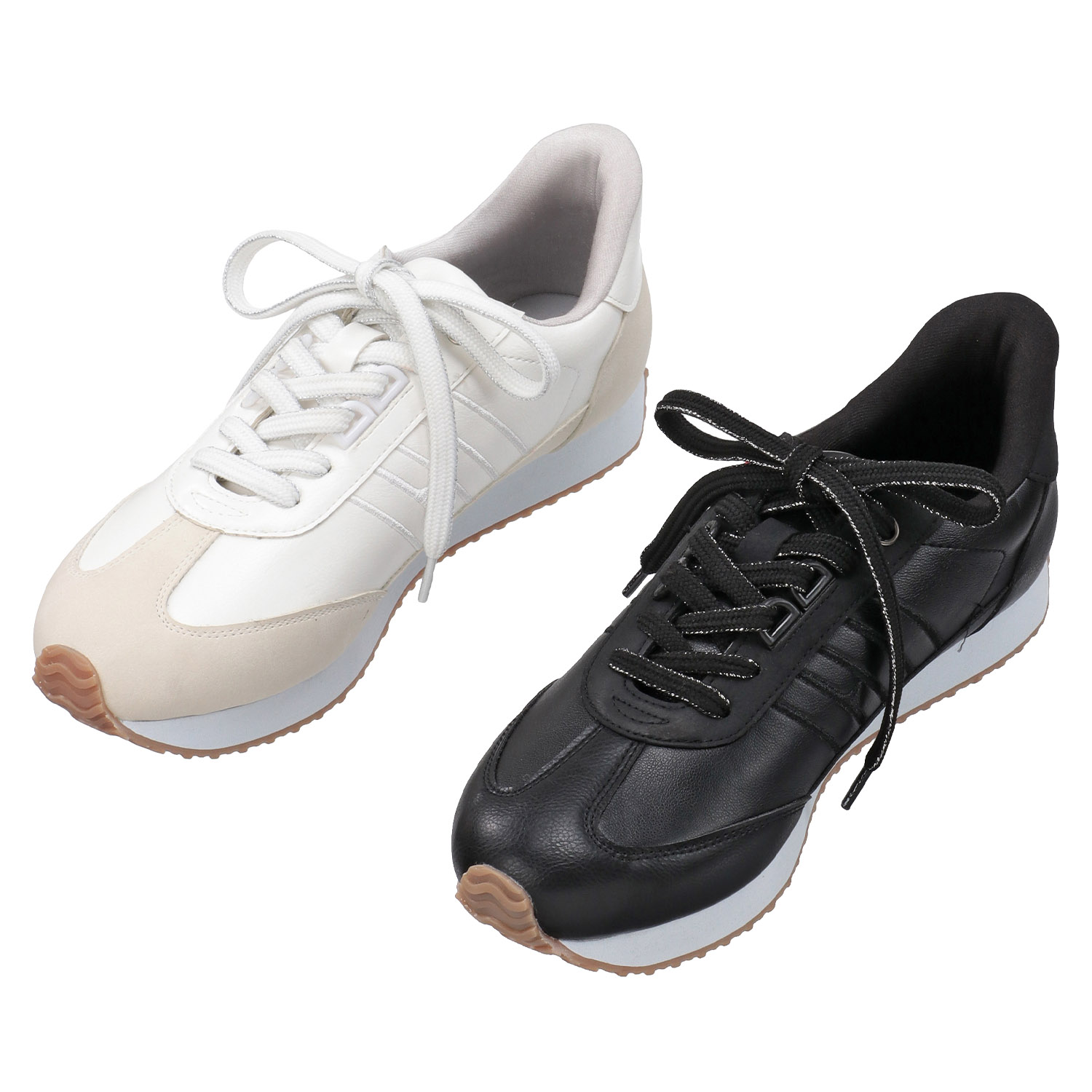 ELLESPORT クイックフィット レースアップスニーカー ESP14511