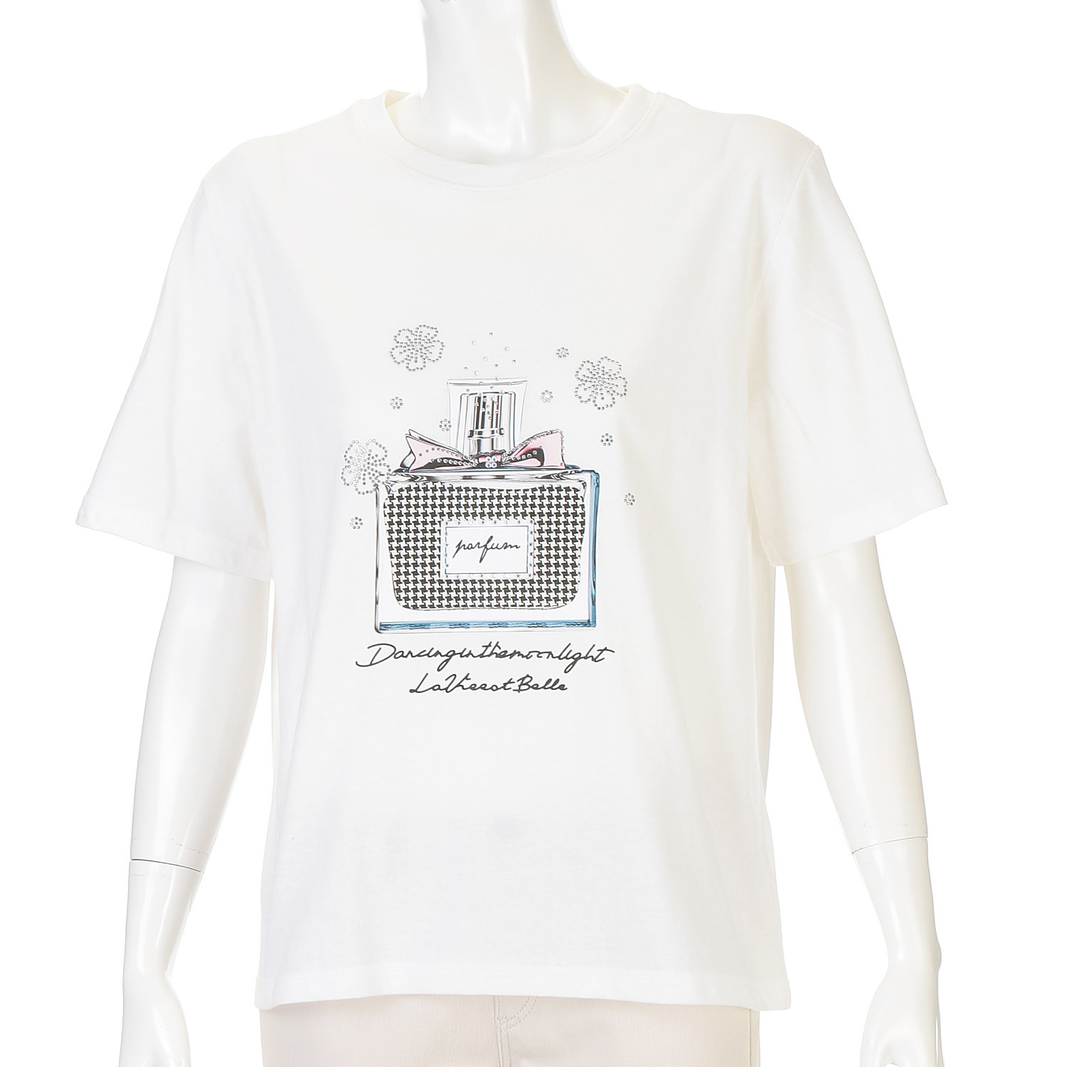 klin klin 香水柄Tシャツ