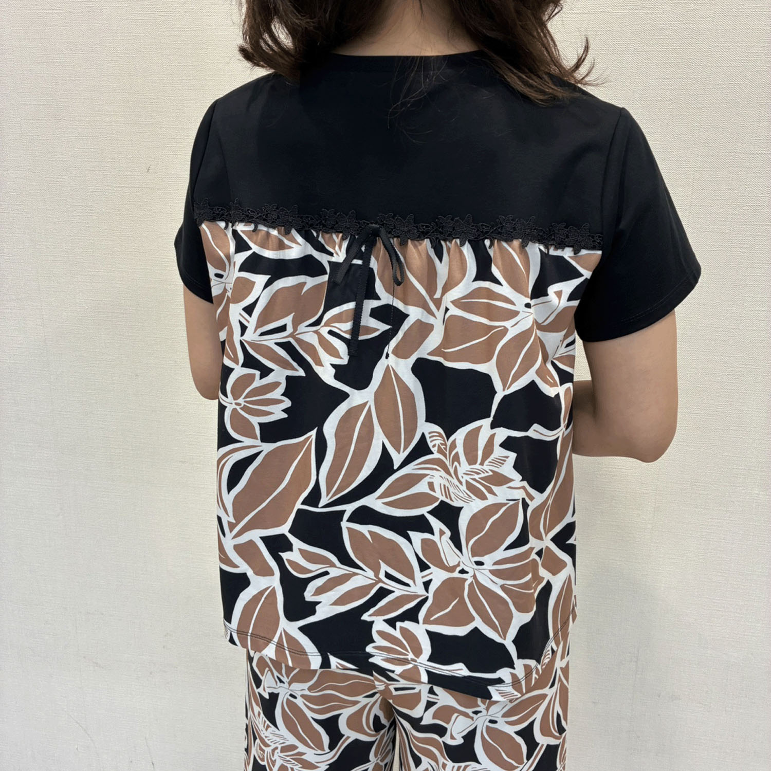 Super Beauty バックスタイル切替Tシャツ