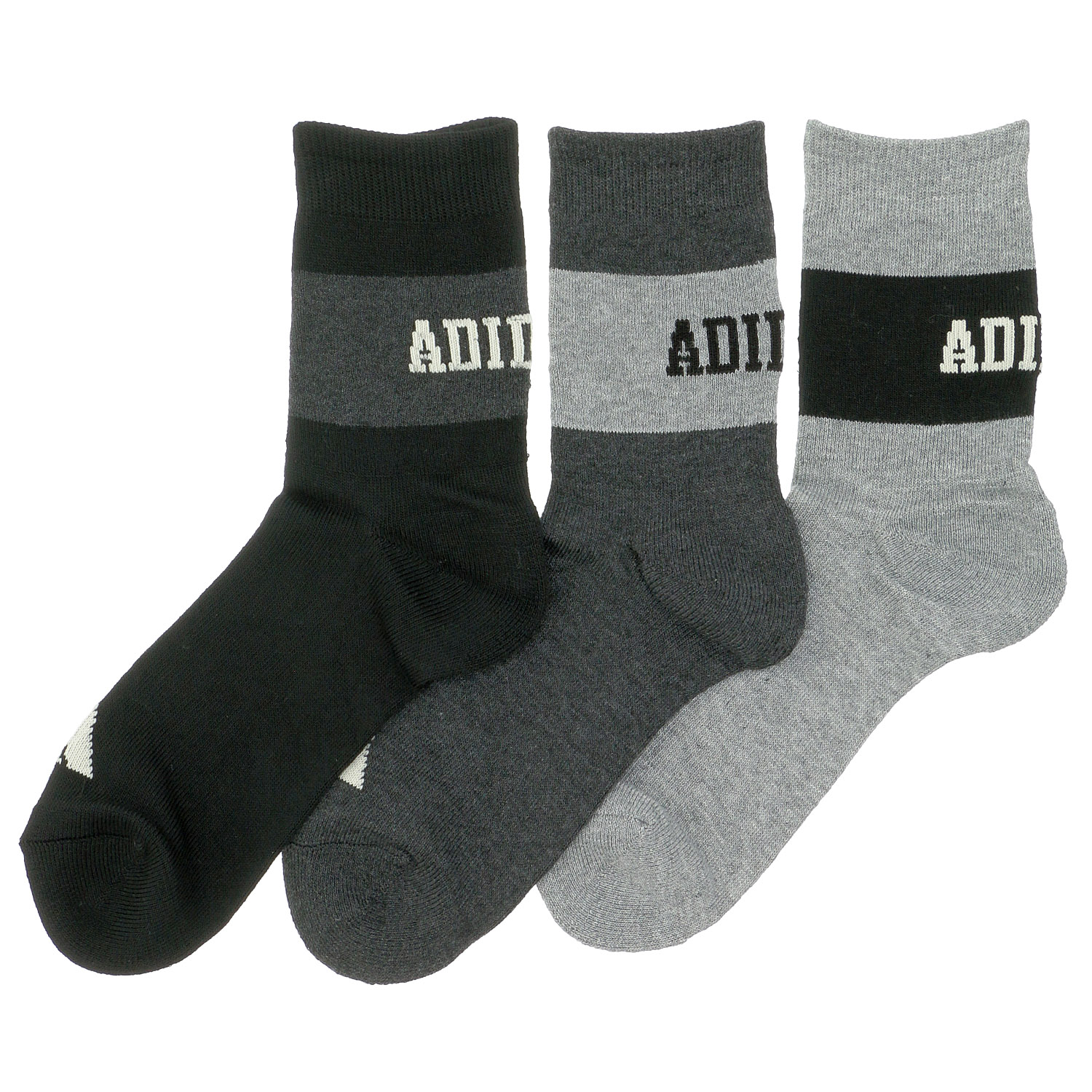 adidas 紳士 WARM足首パイルソックス 3P
