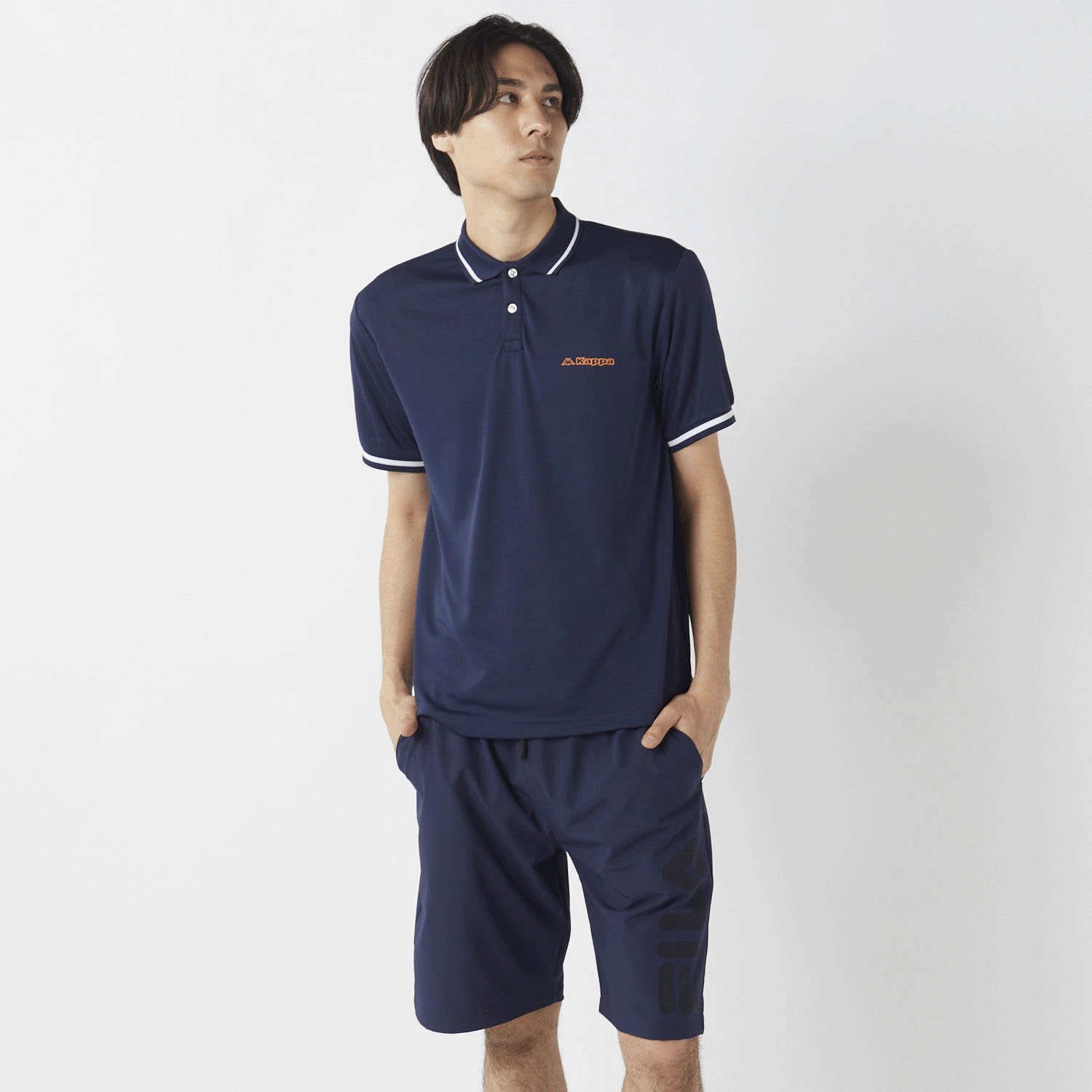 kappa（カッパ） メンズ半袖ポロシャツ