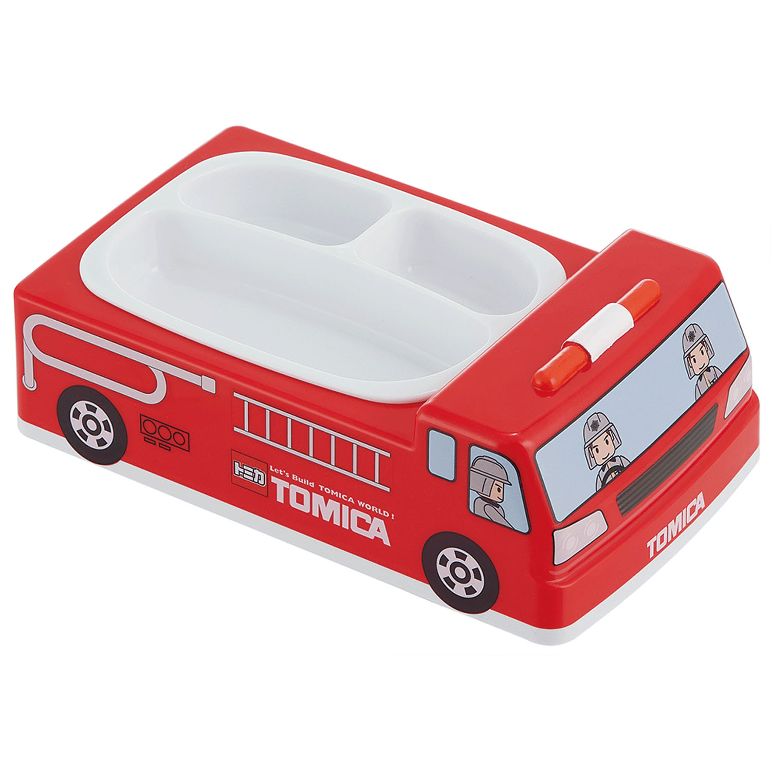 トミカダイカットランチプレート 消防車