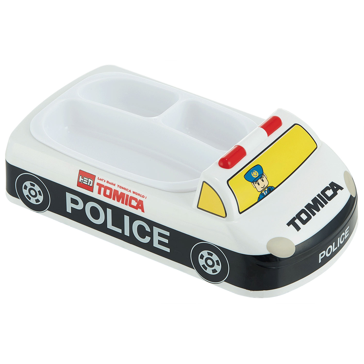 トミカダイカットランチプレート パトカー