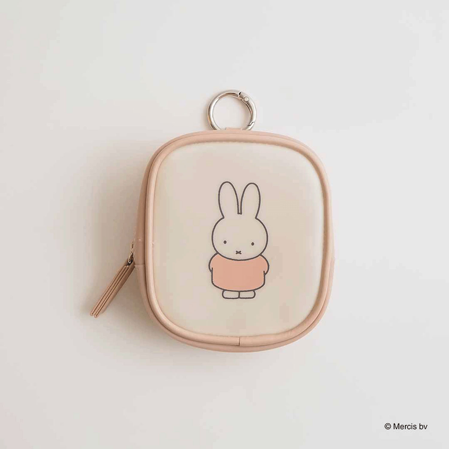 ミッフィー MIFFY MILKY PVC ミニスクエアポーチ ピンク