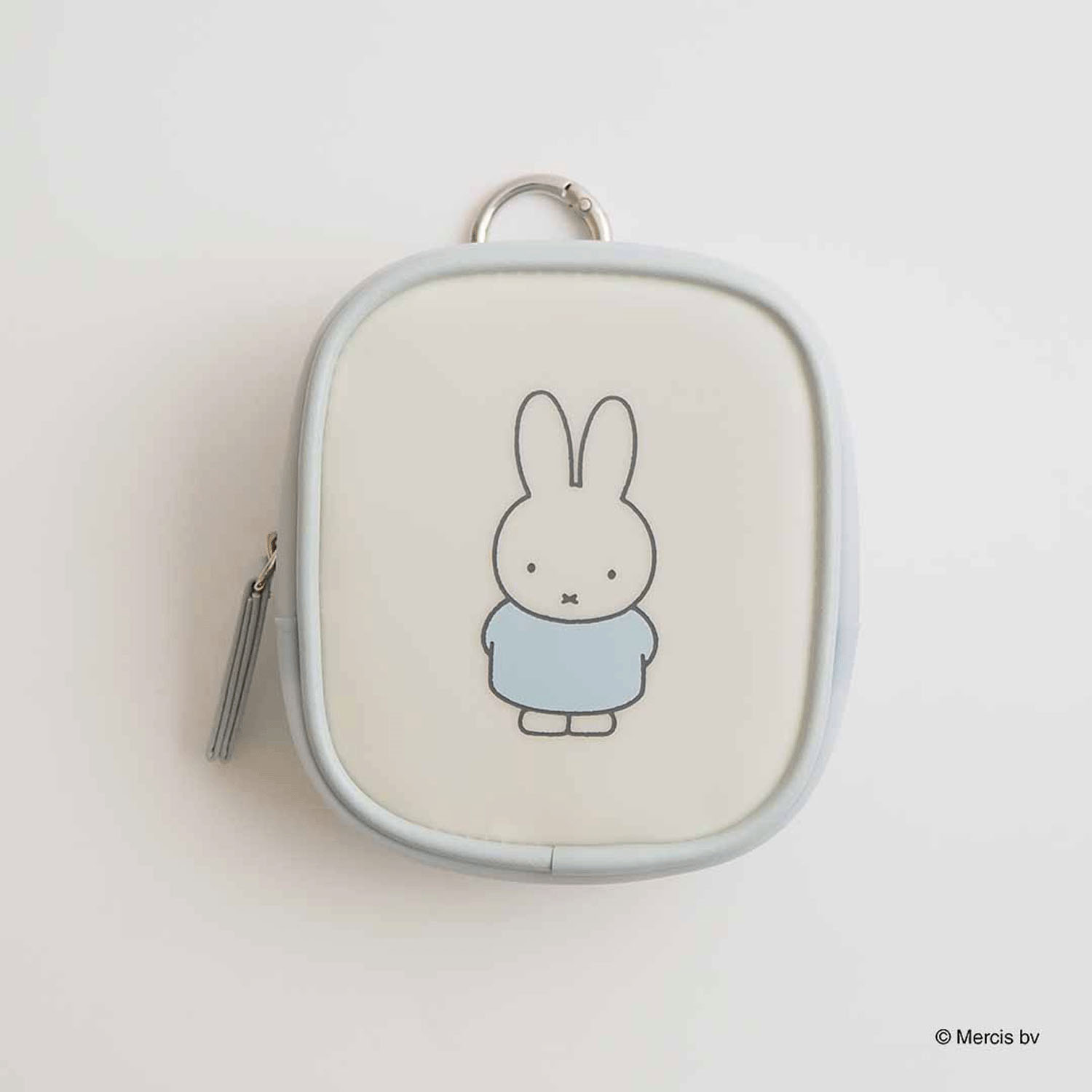 ミッフィー MIFFY MILKY PVC ミニスクエアポーチ ブルー