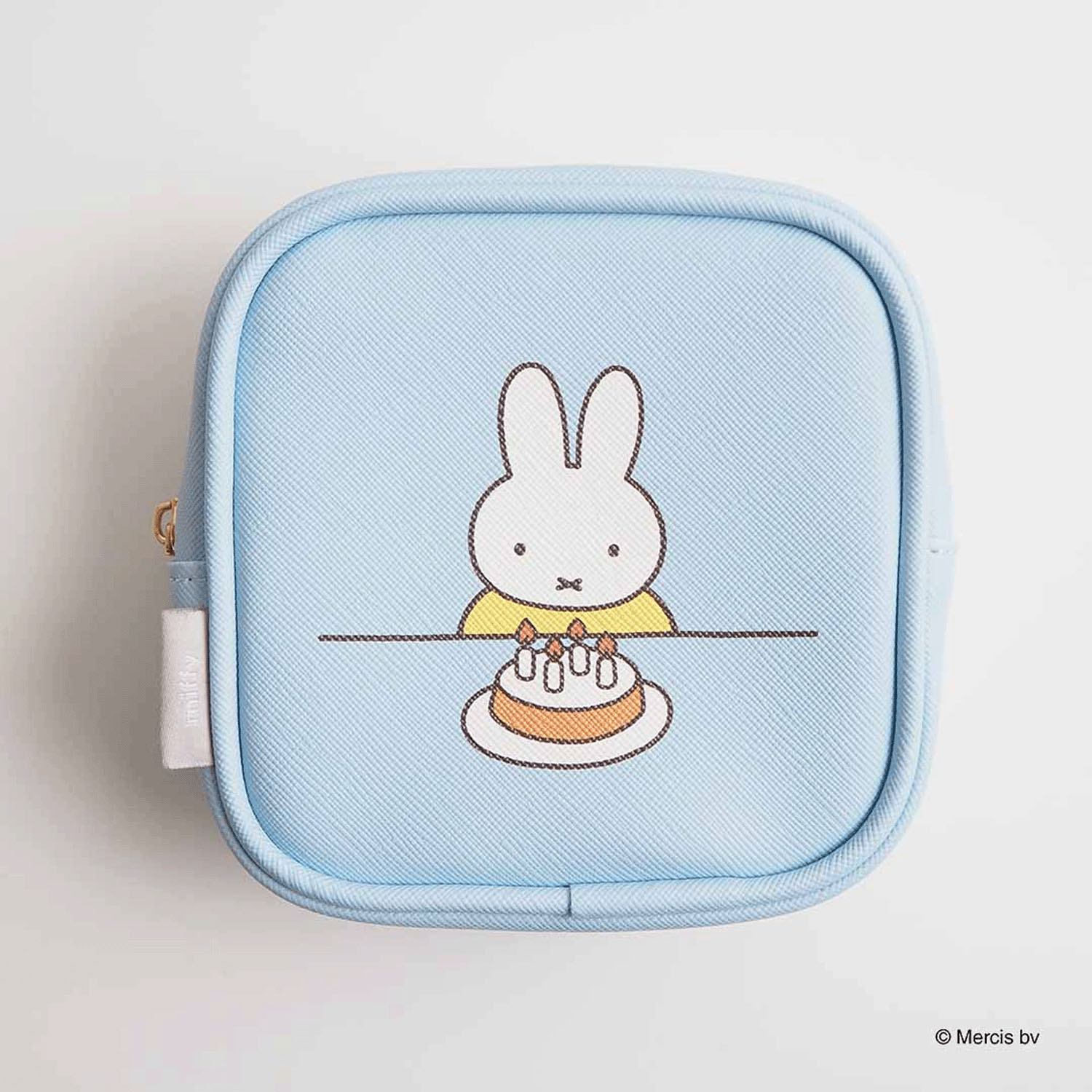ミッフィー MIFFY CELEBRATIONスクエアポーチ ブルー