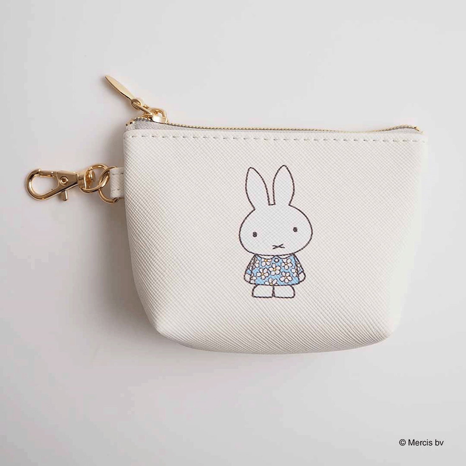 ミッフィー MIFFY CELEBRATIONマイクロミニ台形ポーチ アイボリー