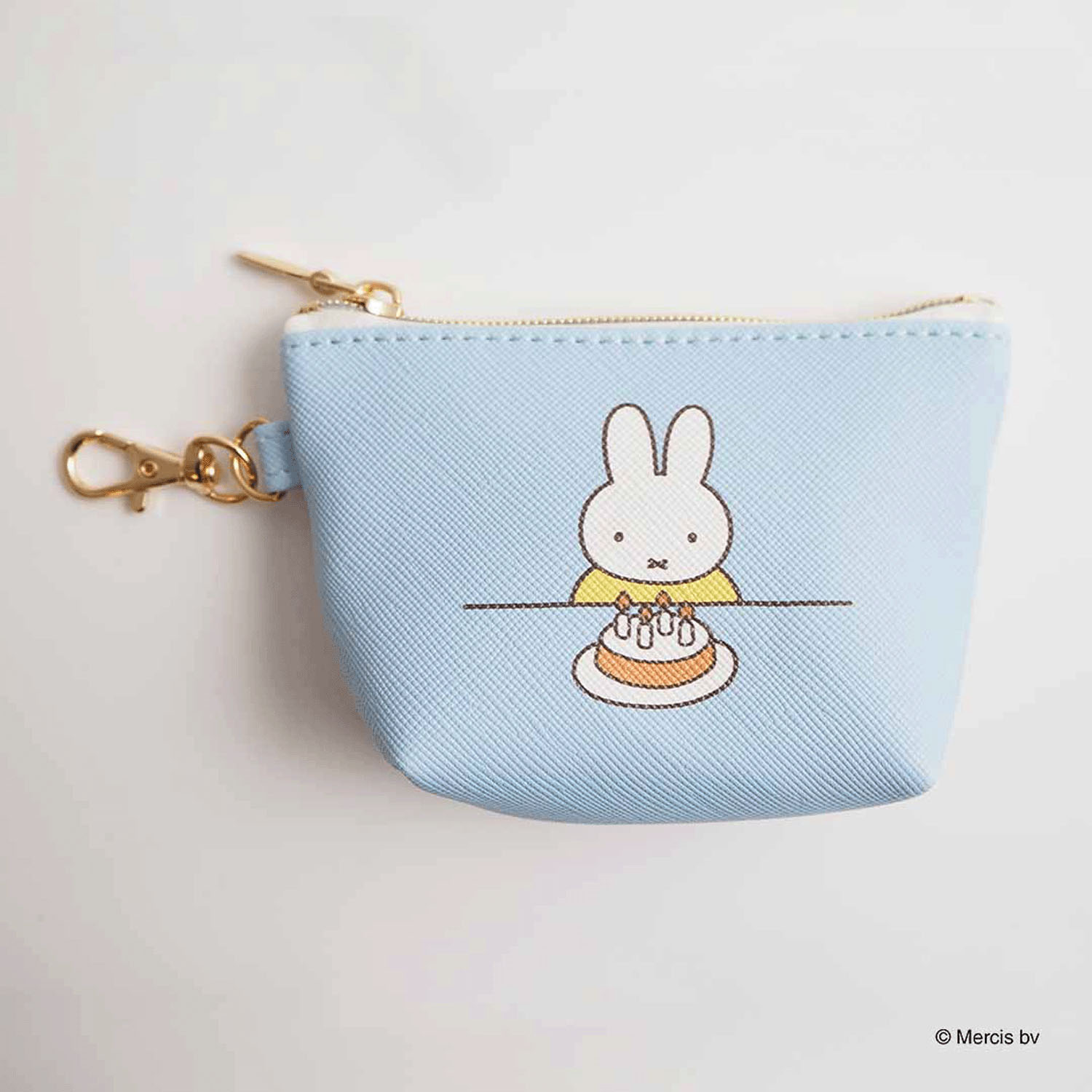ミッフィー MIFFY CELEBRATIONマイクロミニ台形ポーチ ブルー