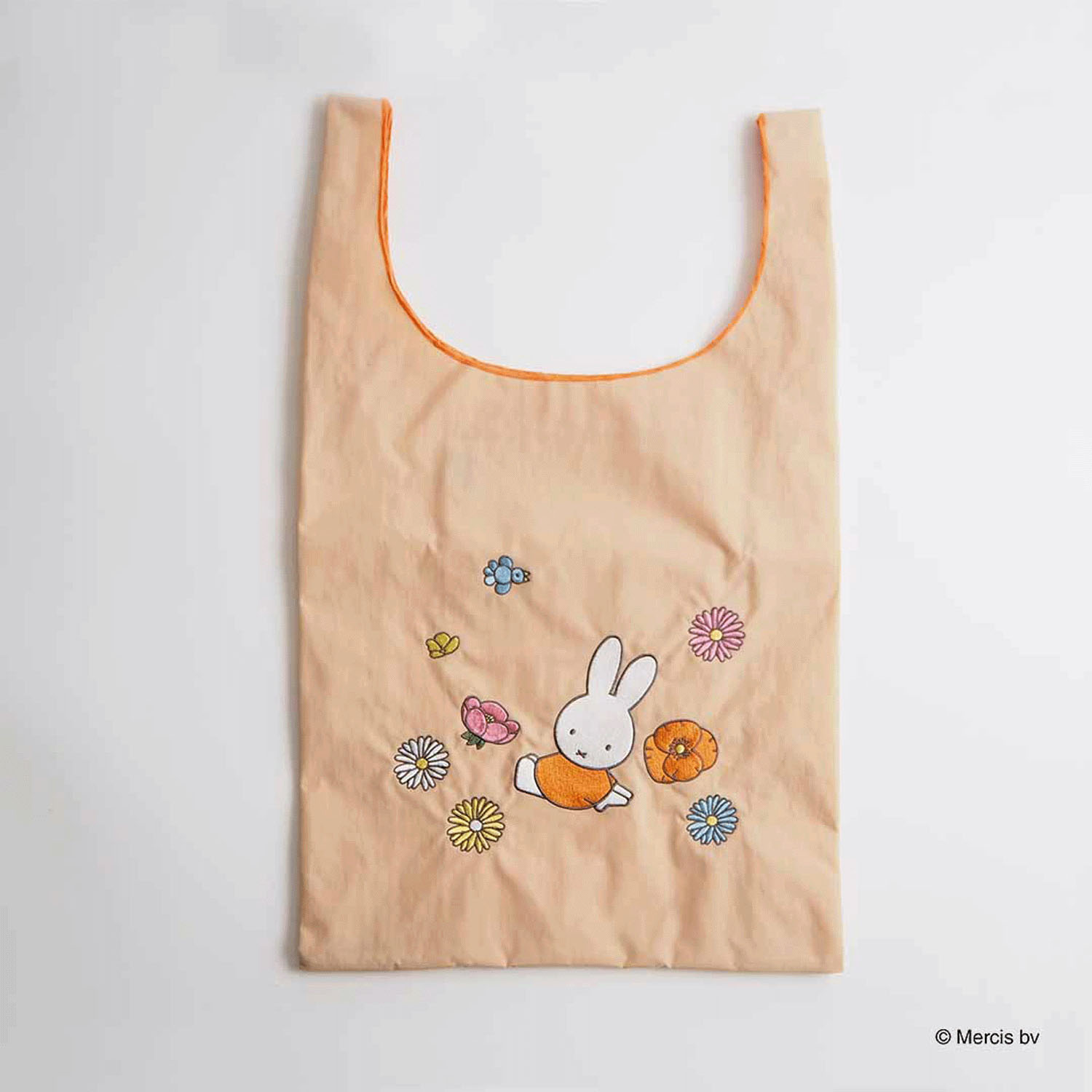 ミッフィー BRUNA MOTIF EMBROIDERY ショッピングバッグ ベージュ