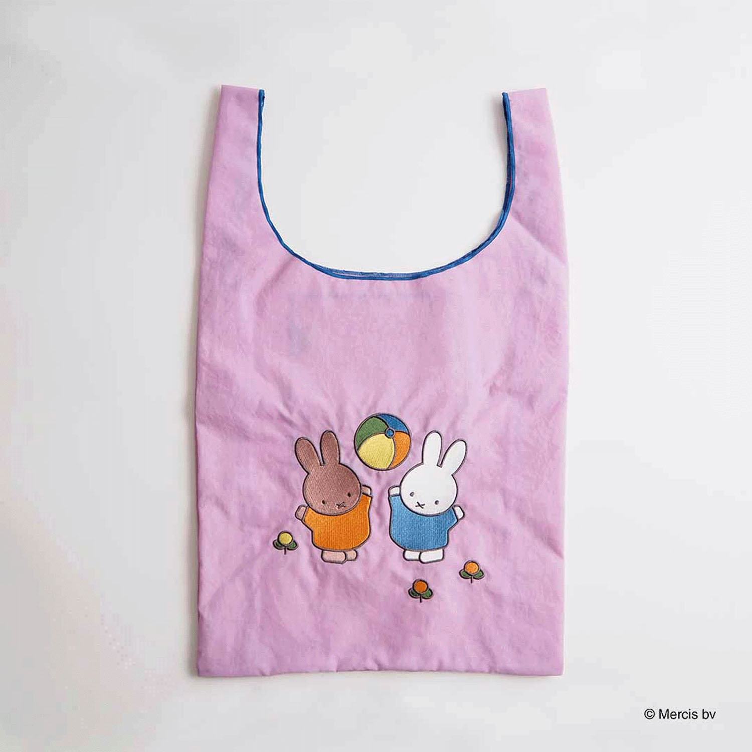 ミッフィー BRUNA MOTIF EMBROIDERY ショッピングバッグ ピンク