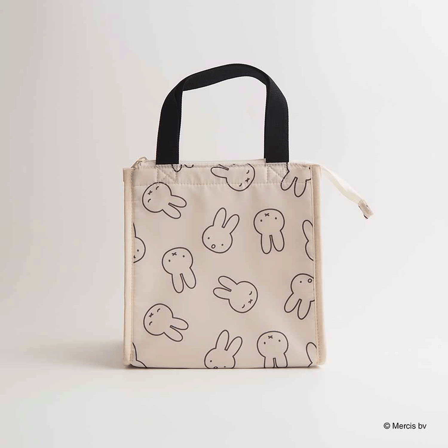 ミッフィー MIFFY LARGE FACE 保冷保温 ランチバッグ アイボリー
