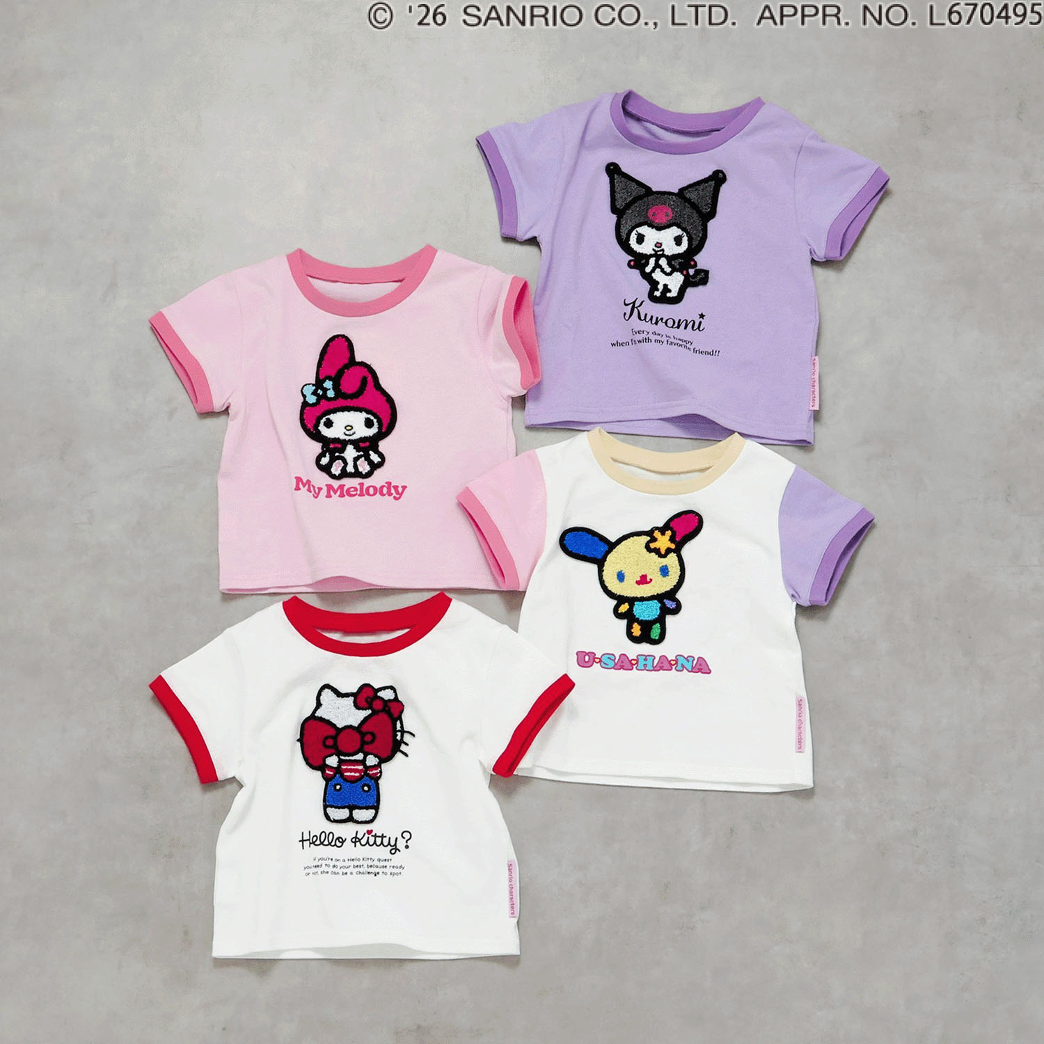 サンリオキャラクターズ サガラワッペンTシャツ