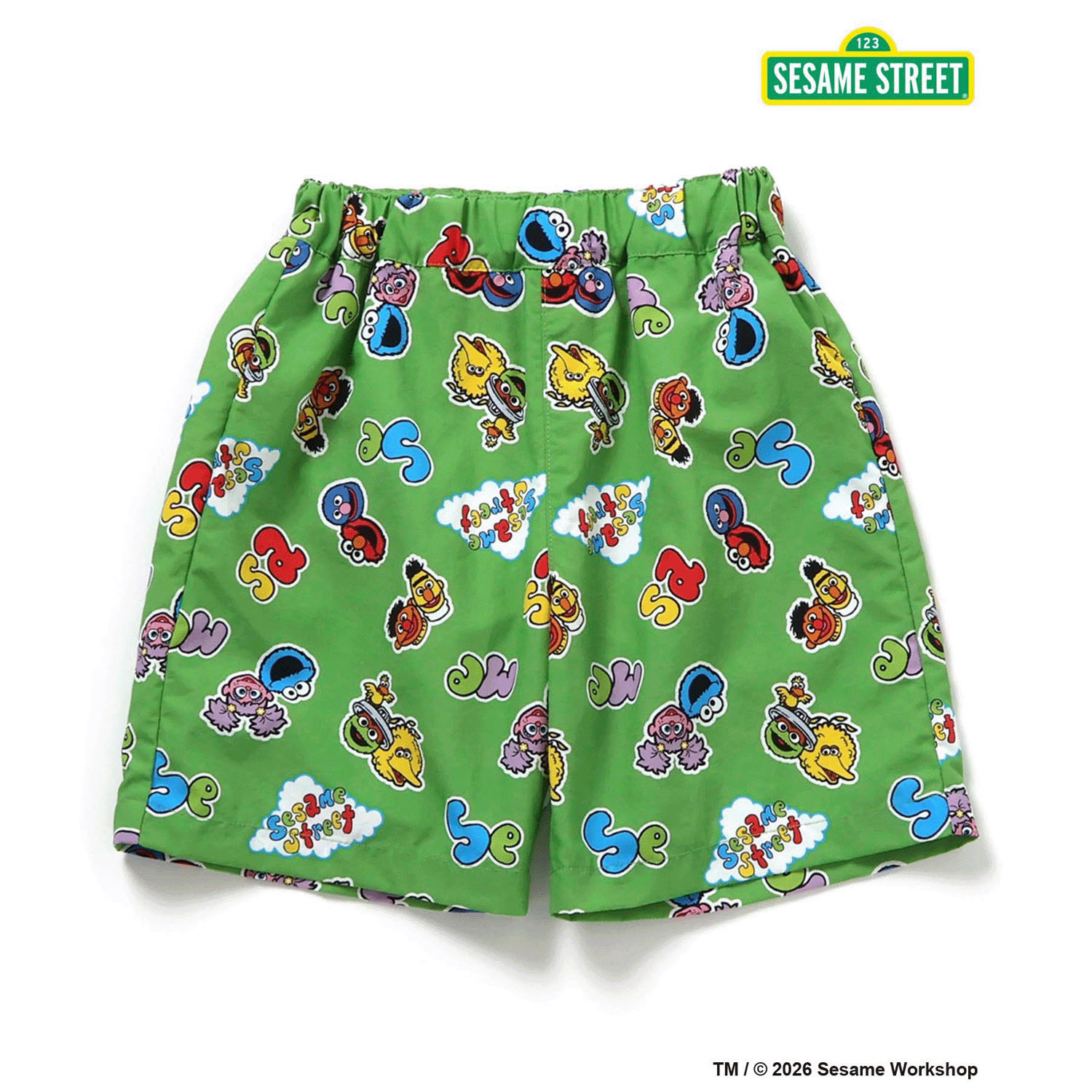 sesame STREET わくわくビーチショーツ＿水着