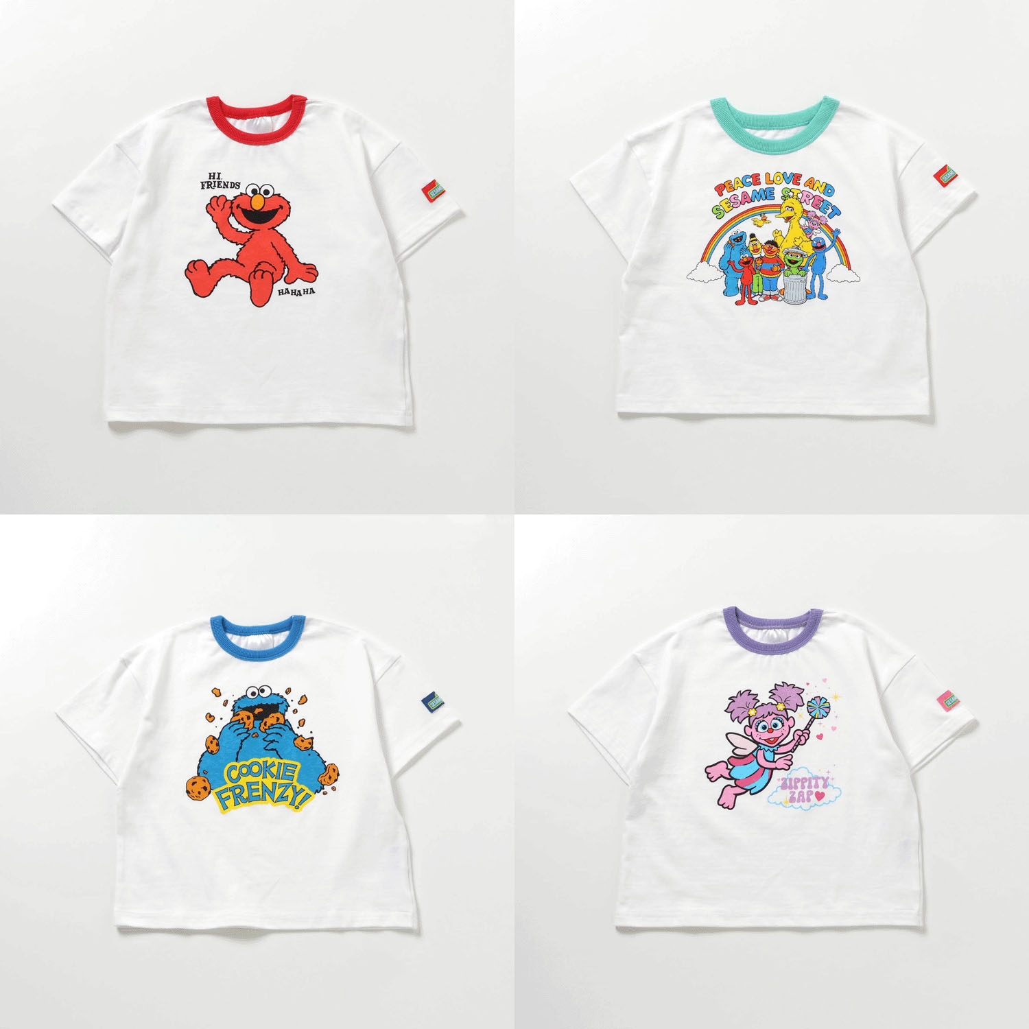 SESAME STREET リンガーTシャツ