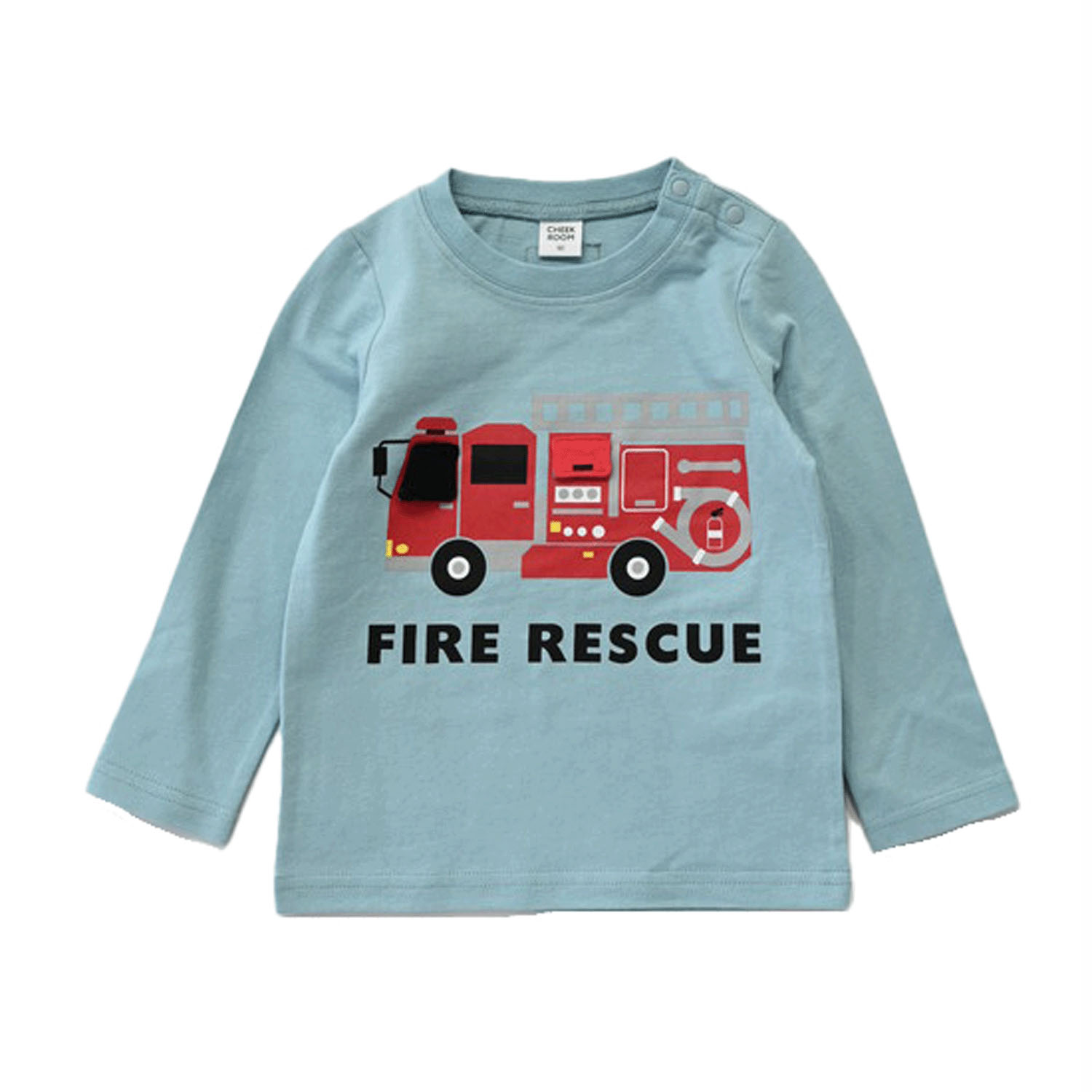 消防車ロングTシャツ