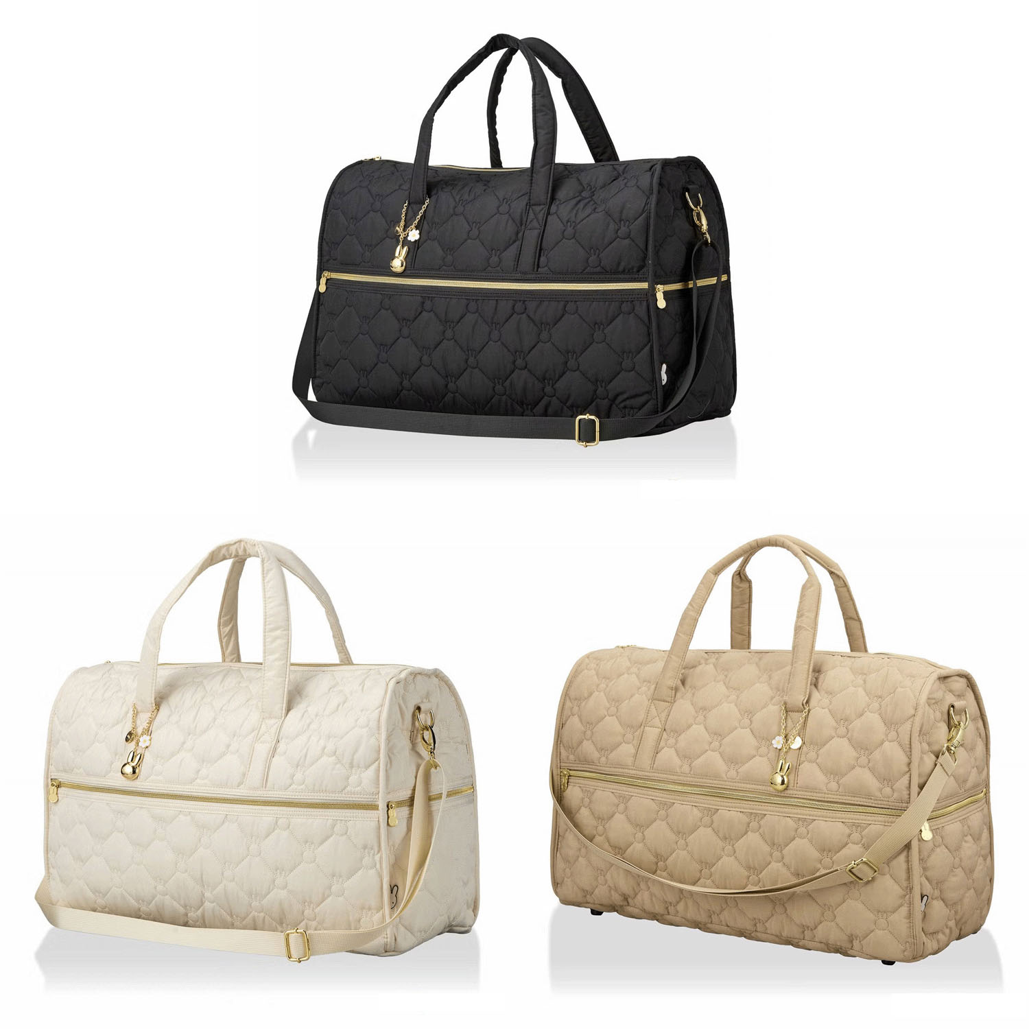 ミッフィー キルティングボストンバッグ31L