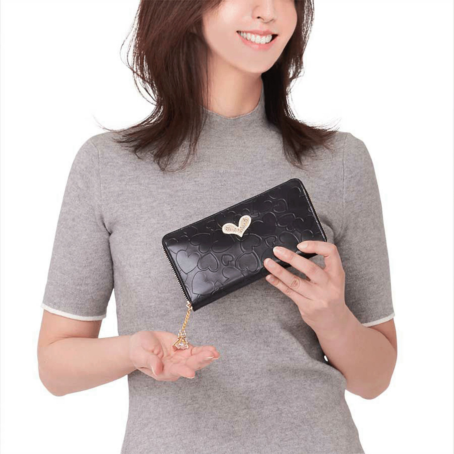 Think Bee！ハーティハート ラウンド財布