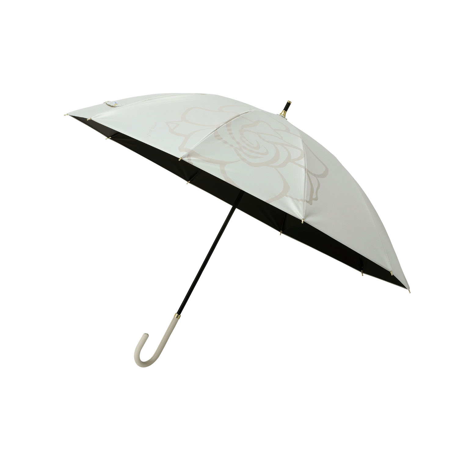 【売れ筋デザイン「一輪の「花」から晴雨兼用傘が登場！】 ベーシック遮光 フラワショート傘