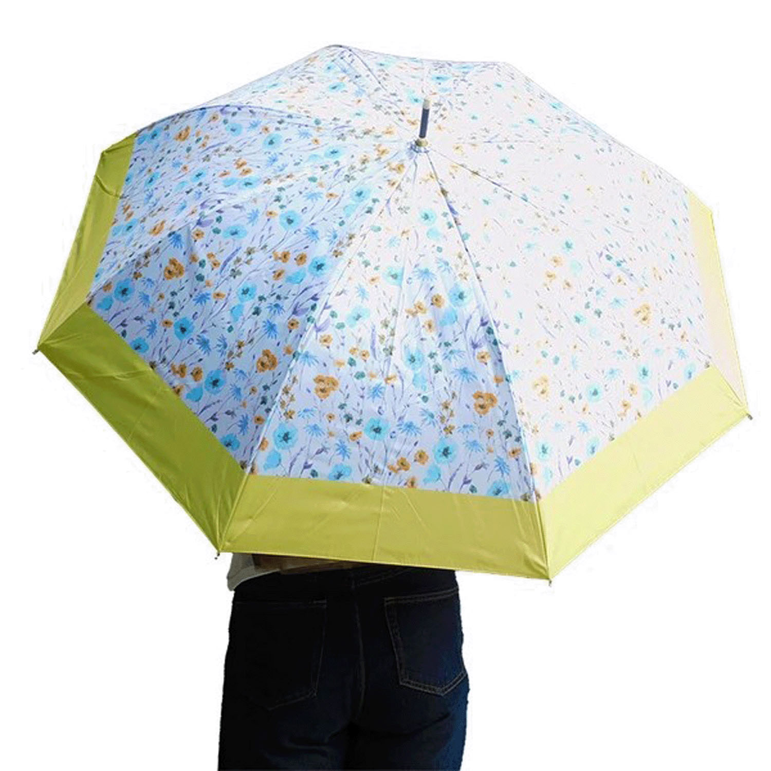 ボタニカルフラワー晴雨兼用長傘