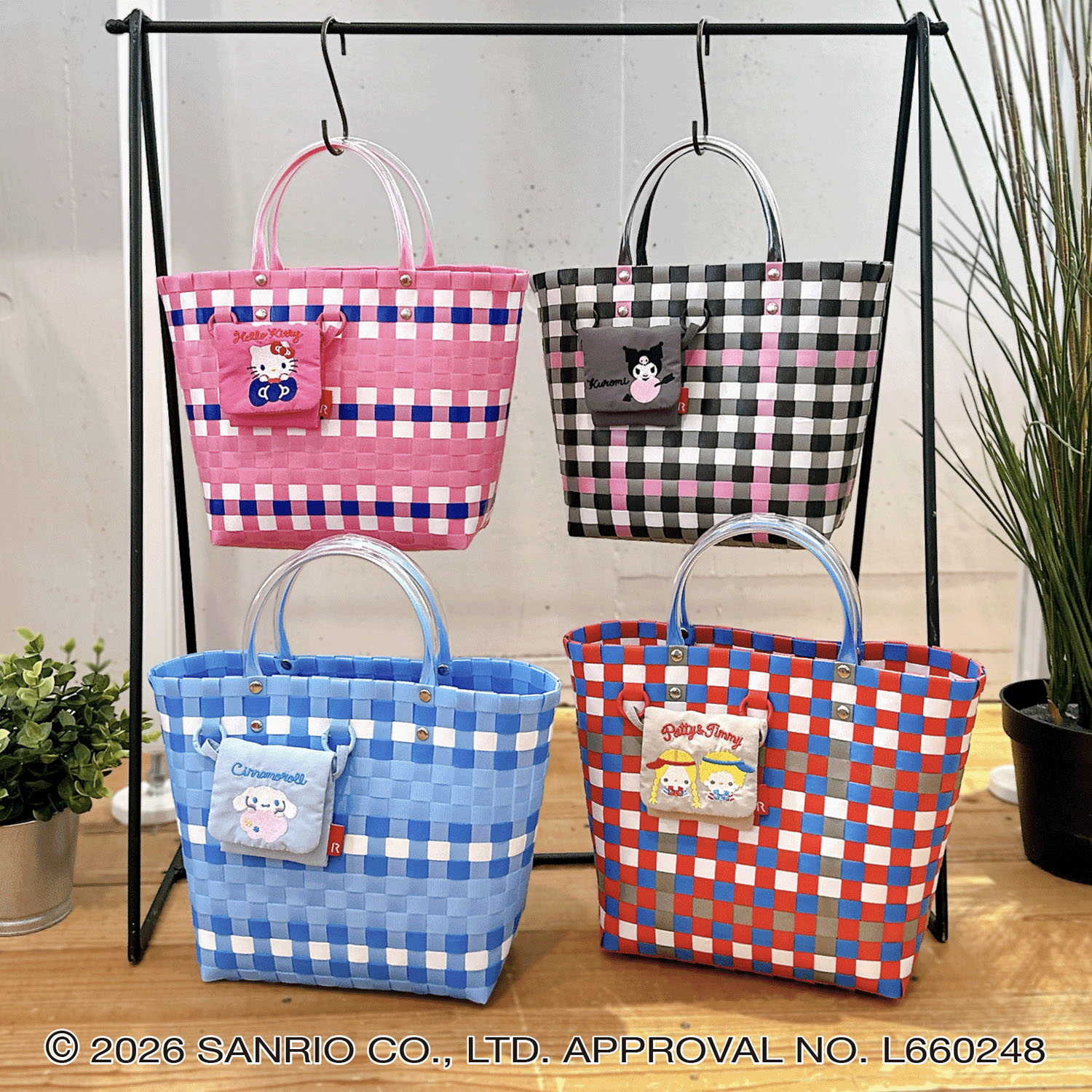 【パティ＆ジミーは完売終了】ルートート サンリオキャラクターズバスケットバッグ