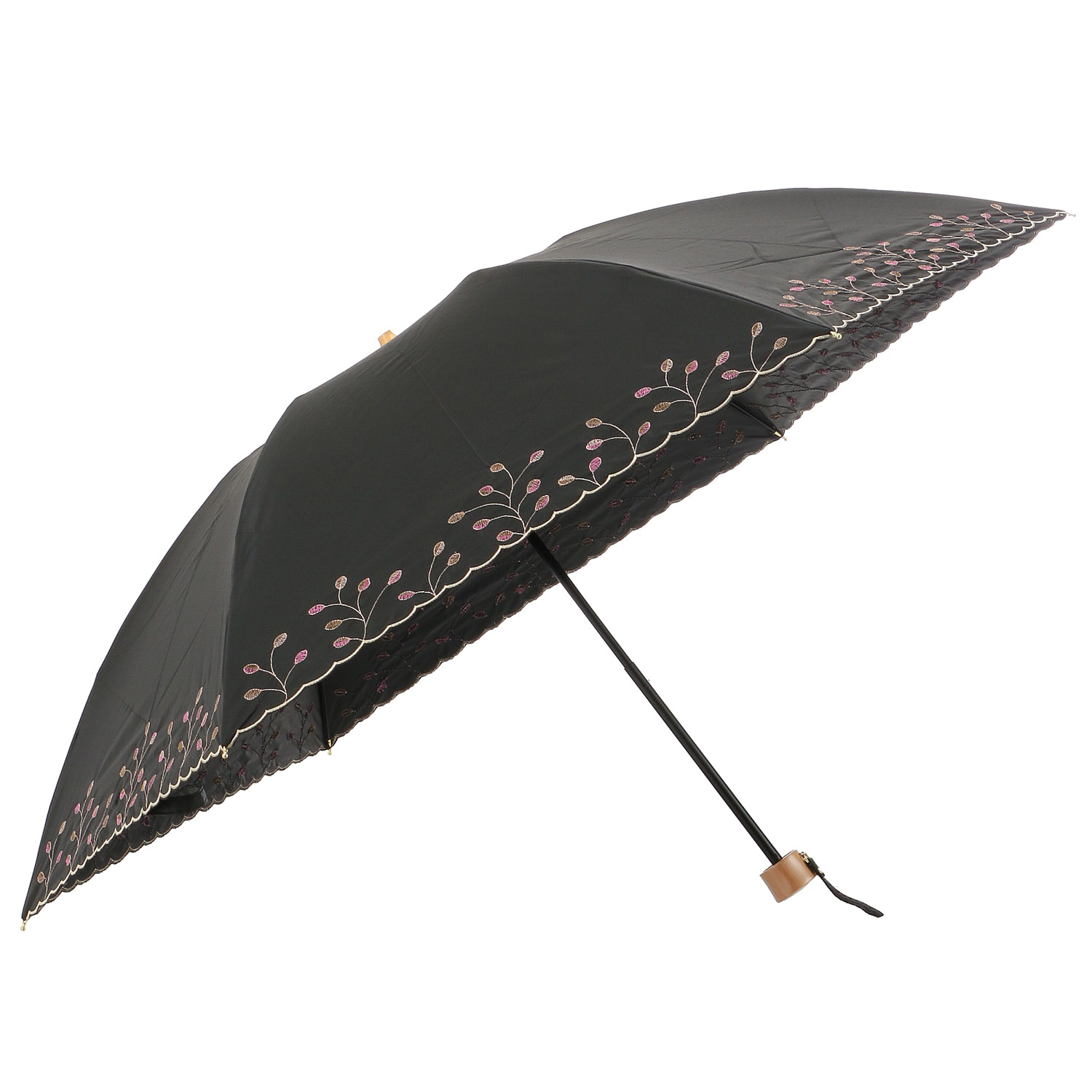 【軽量】 晴雨兼用 PU ボタニカルアートミニ傘