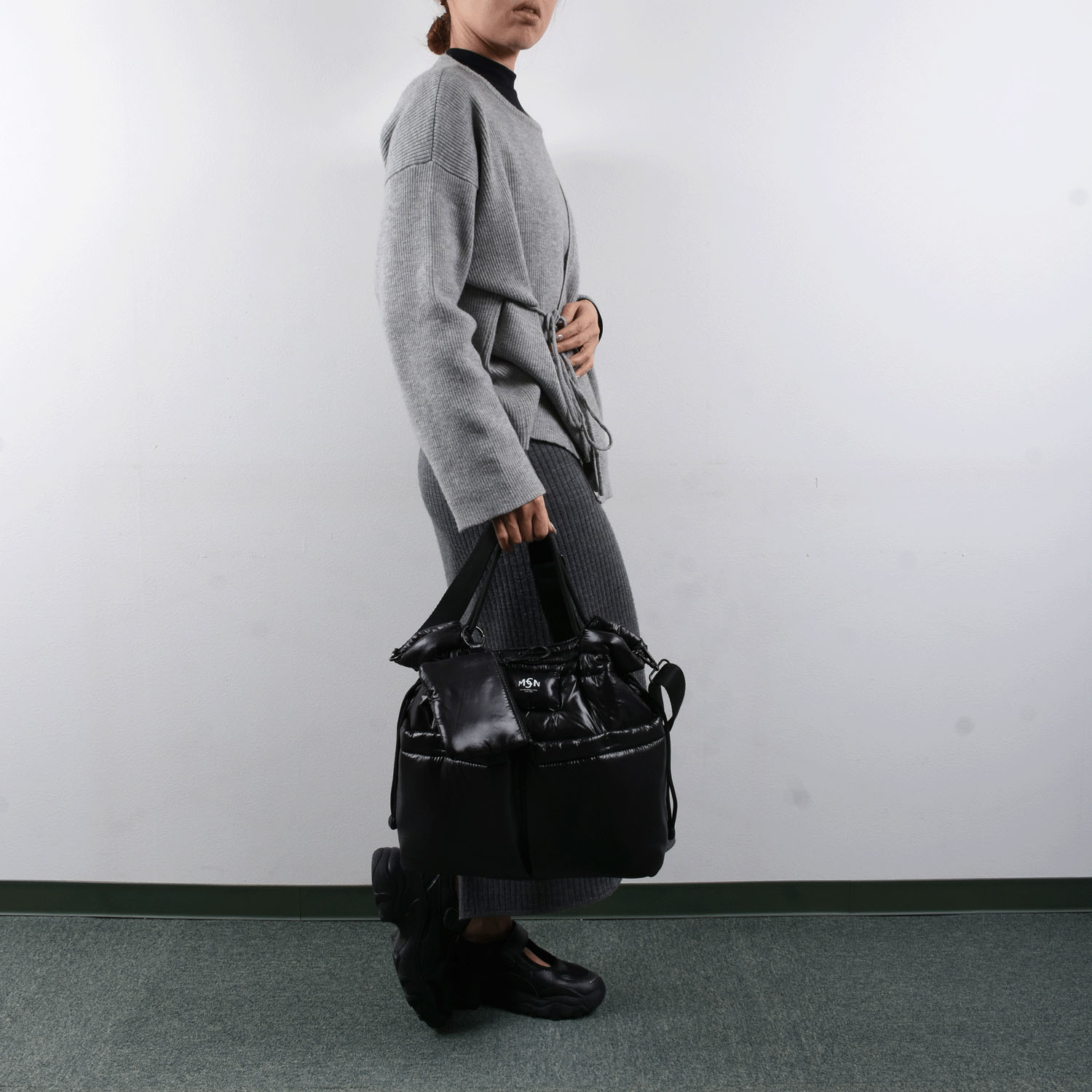 MACARONIC STYLE ボンディングトートバッグ