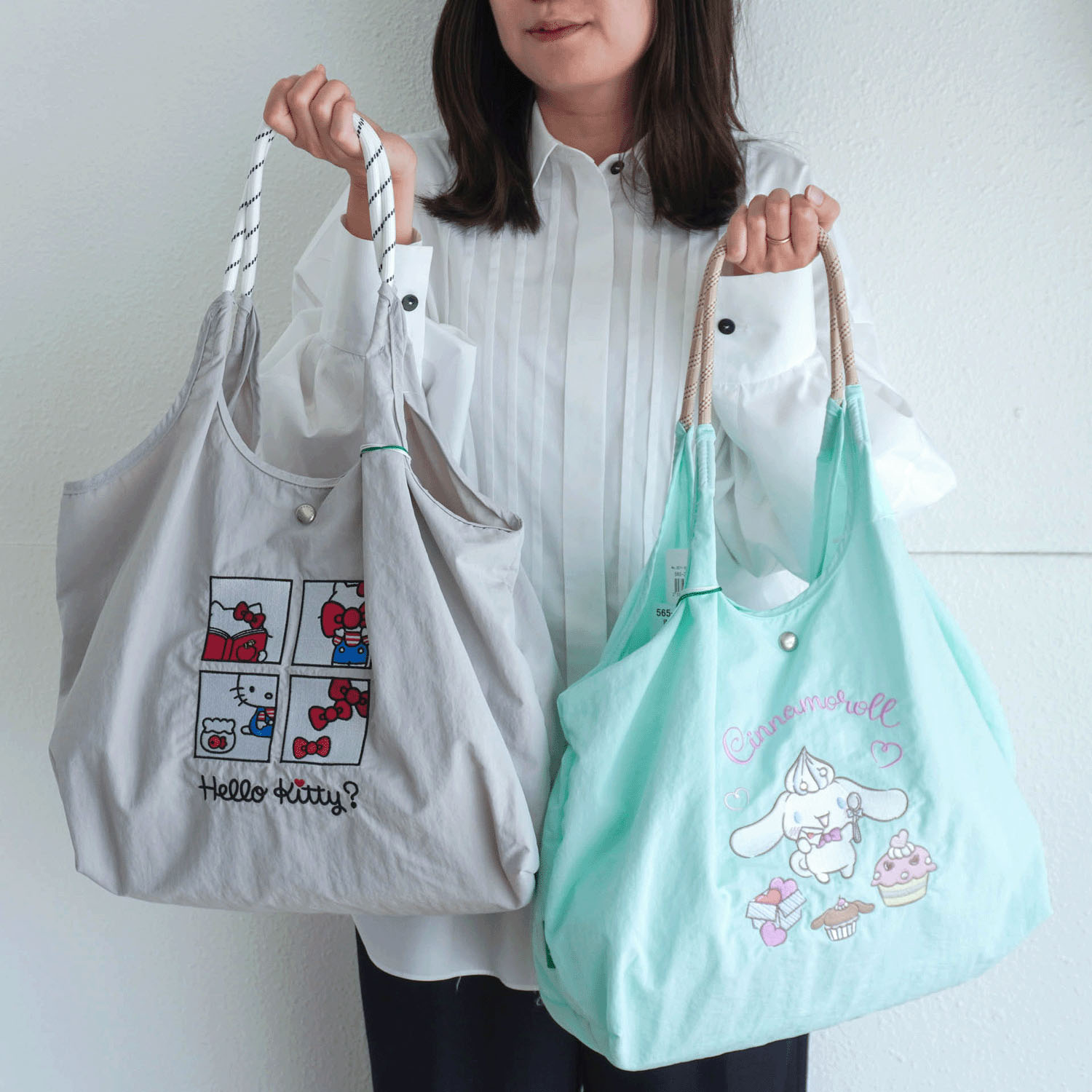 サンリオキャラクターズ 刺繍トートバッグ