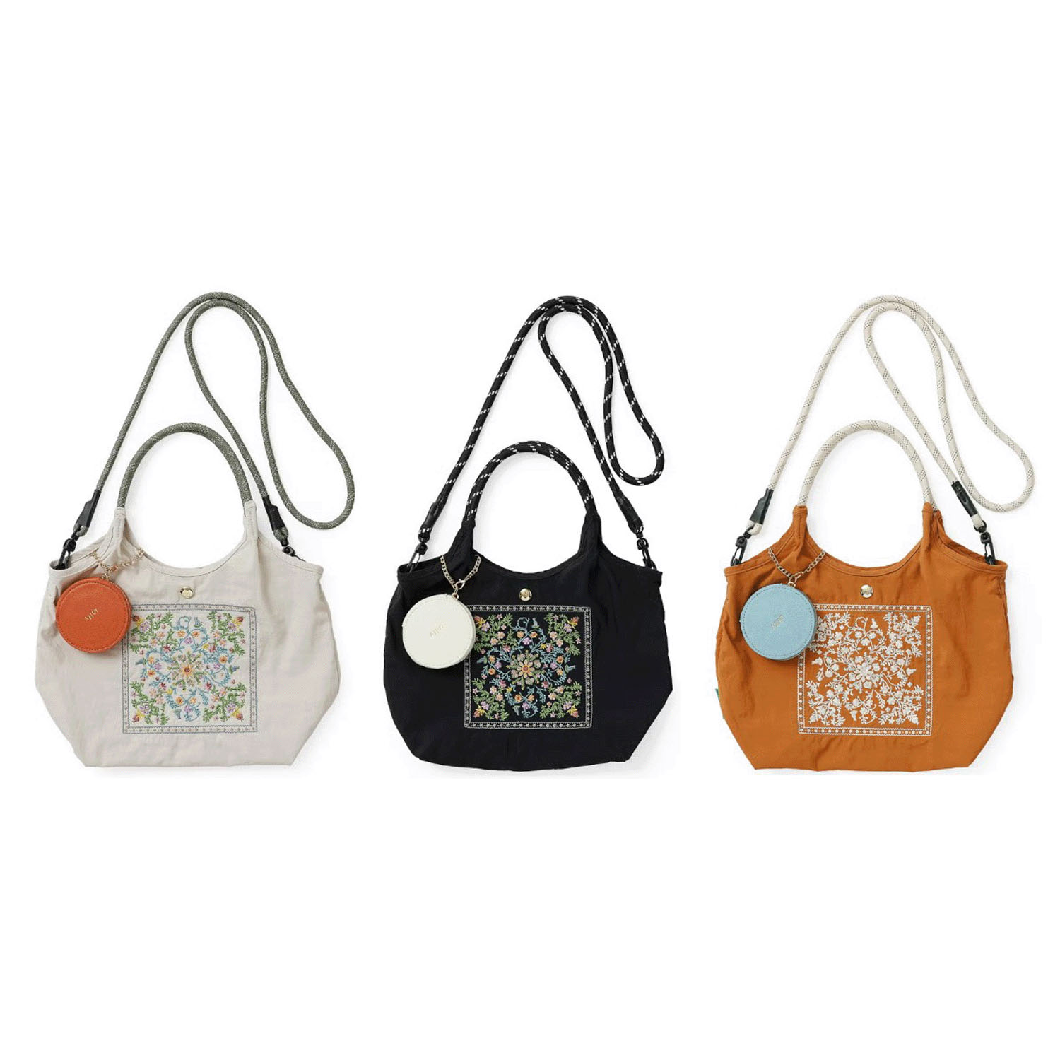 UNIFY ナイロン刺繍2WAYバッグ