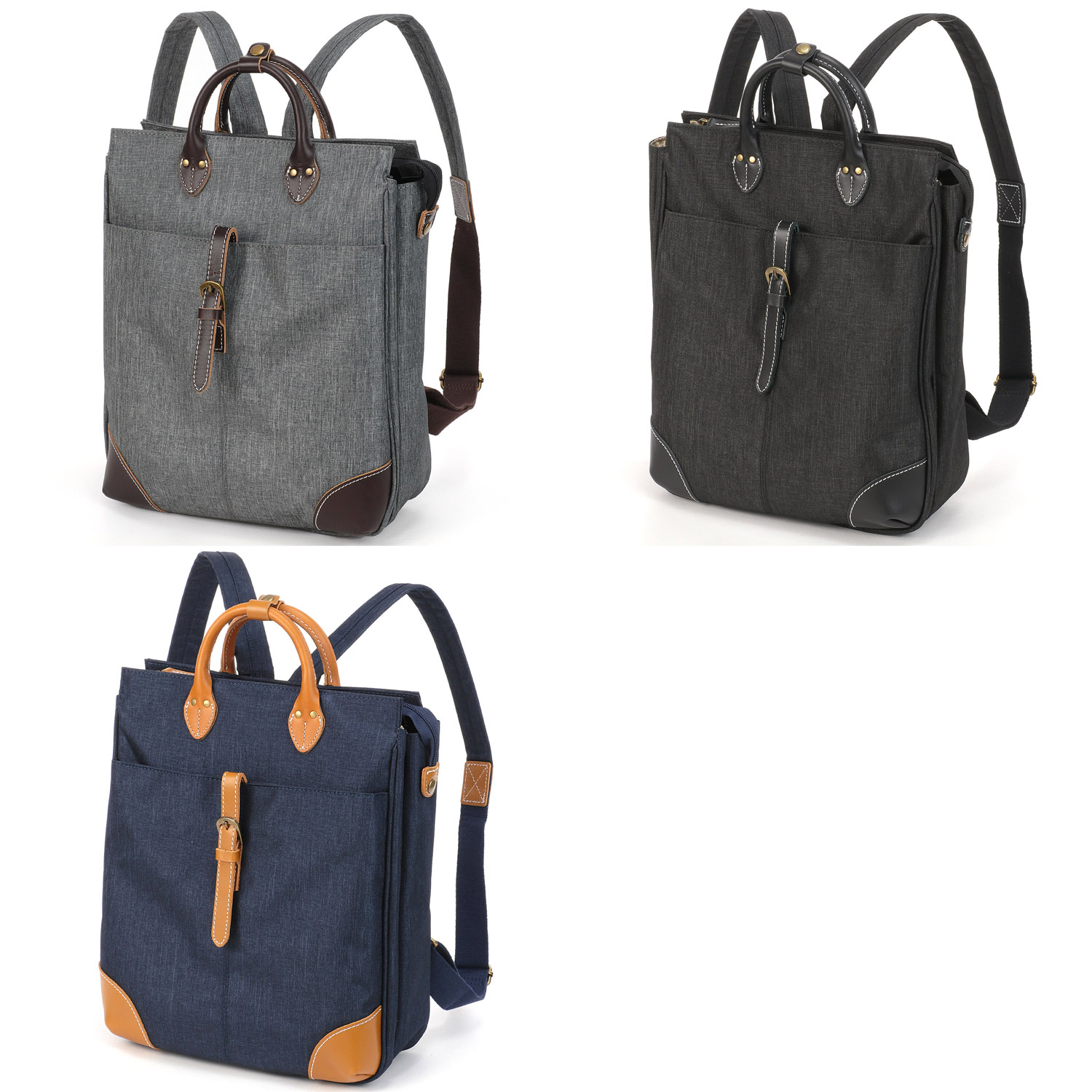 BELLISUE 牛革付属リュックサック