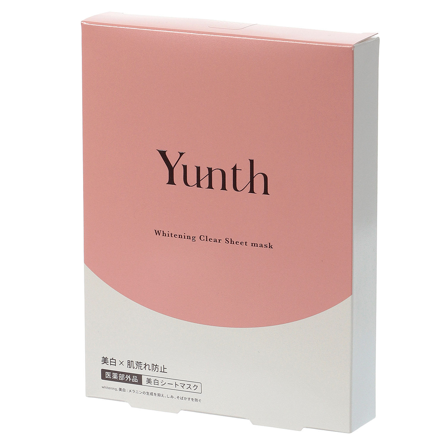 Yunthユンス 薬用美白シートマスク 22mlx6シート入り