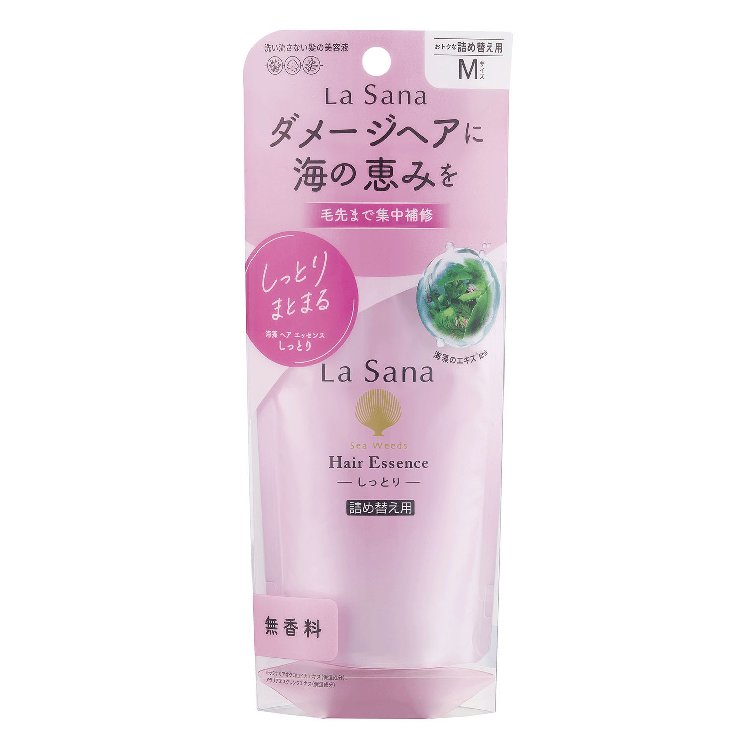ラサーナ 海藻 ヘア エッセンス しっとり 詰替え用 70ml