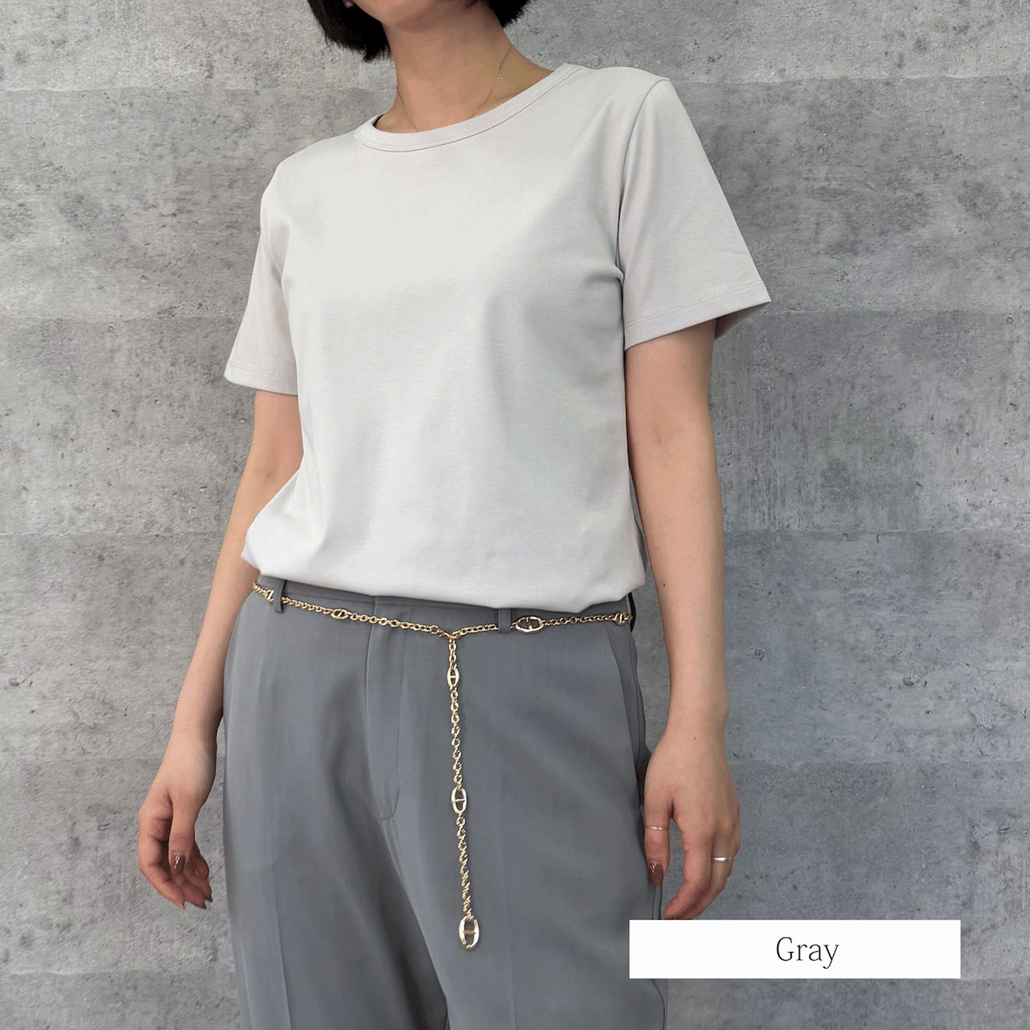 【Insta Live】Anna Kerry フライスミニマルTシャツ