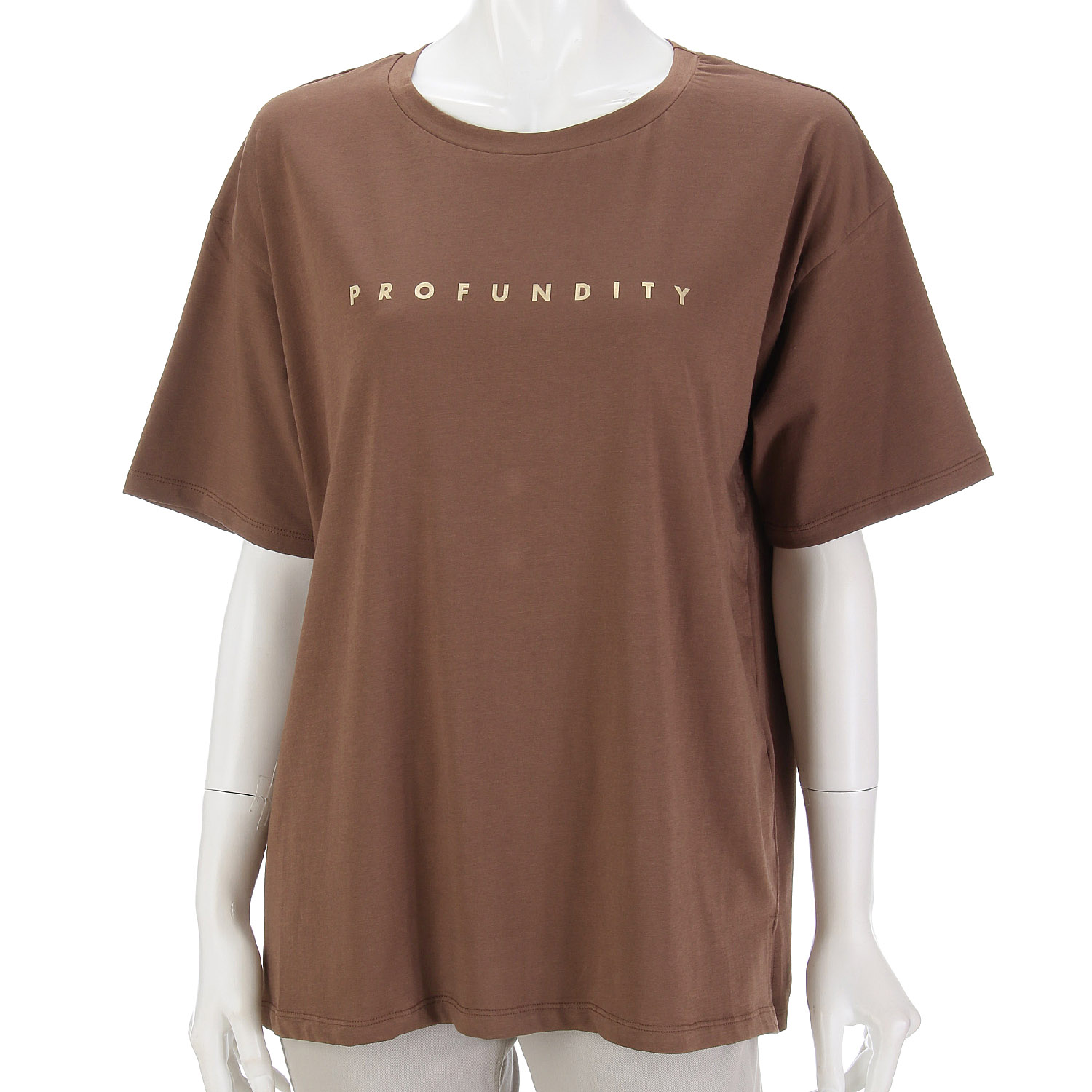 Anna Kerry メタリックロゴTシャツ