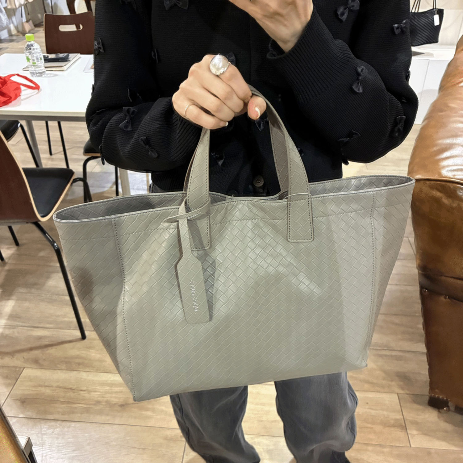cachecache メッシュエンボスショッパーM
