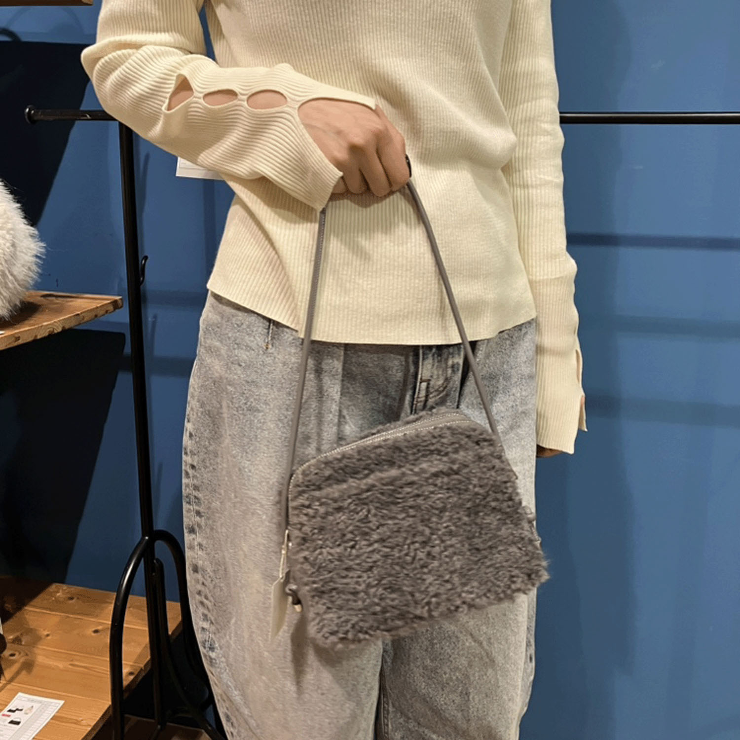 cachecache ミックスボアミニショルダー