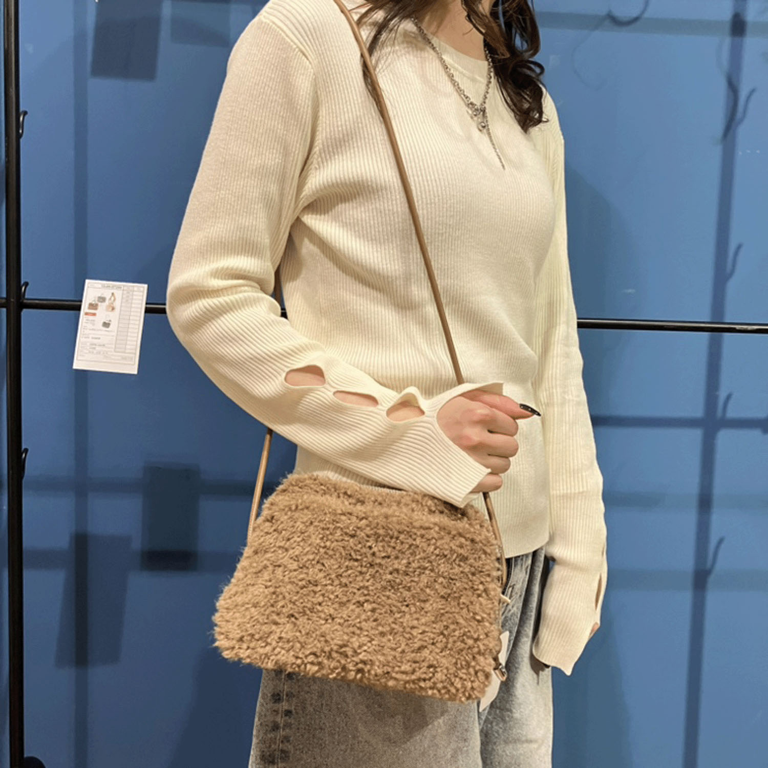 cachecache ミックスボアミニショルダー