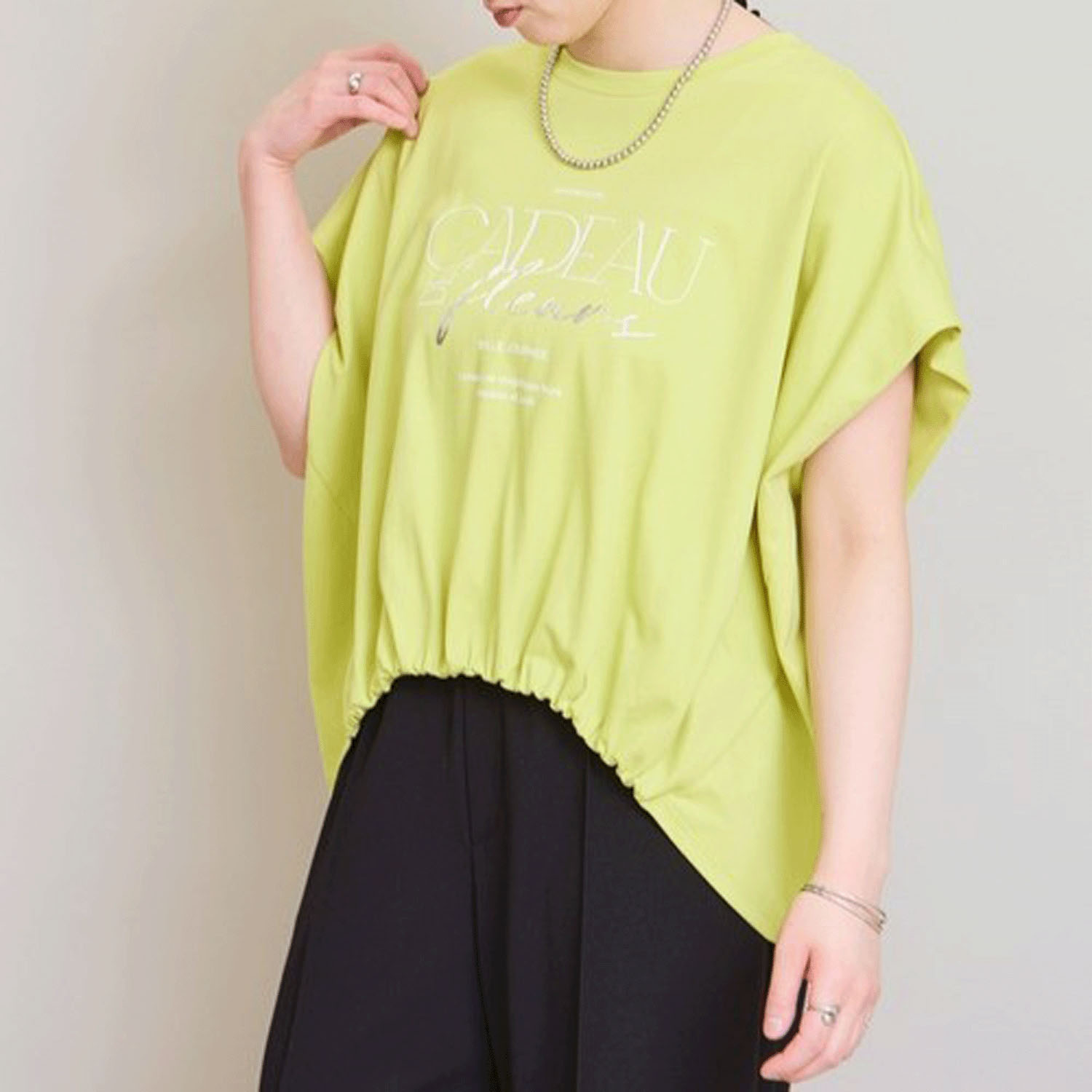 【Insta Live】LHELBIE ドロストボックスロゴTシャツ