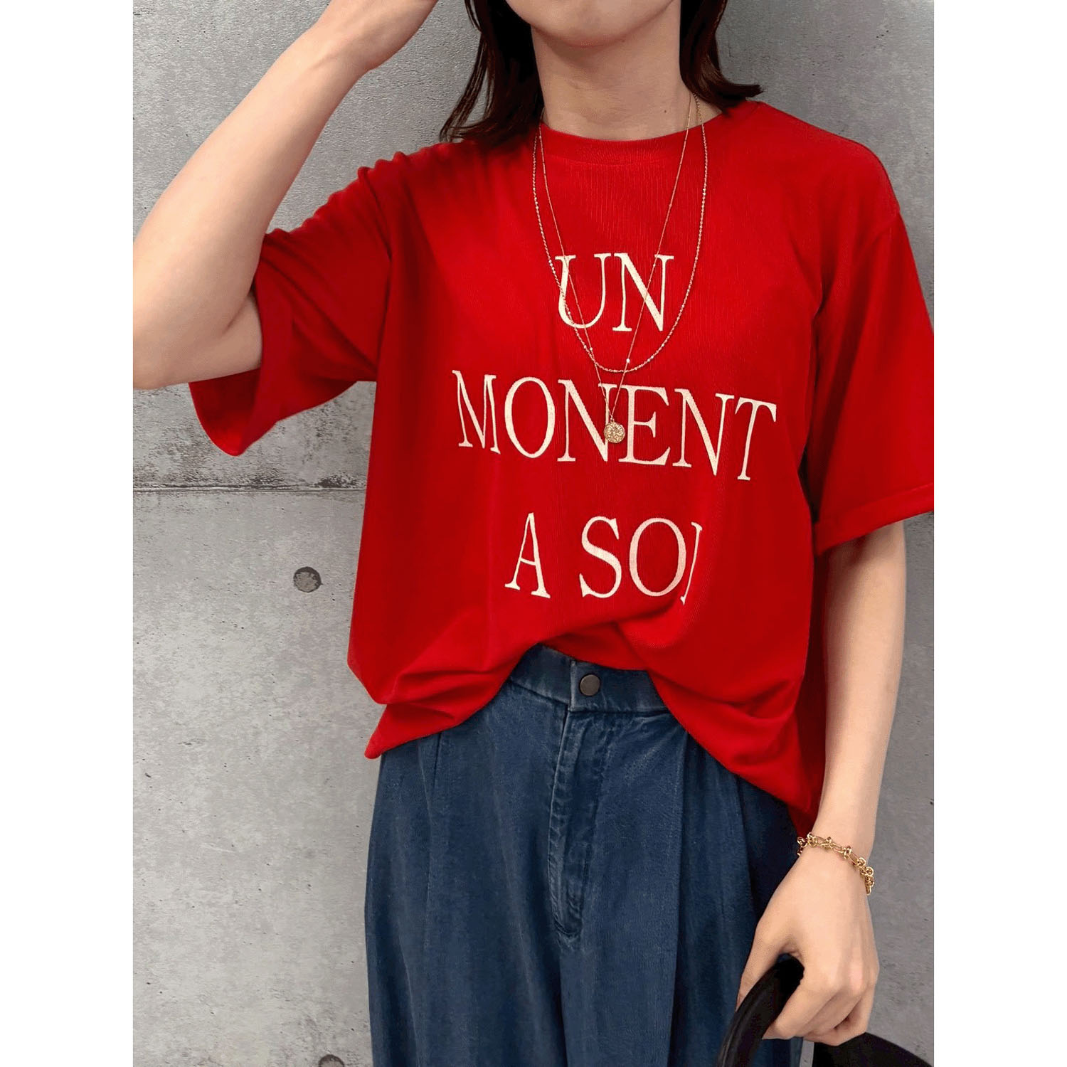 【Insta Live】ROSIEE ロゴプリントTシャツ